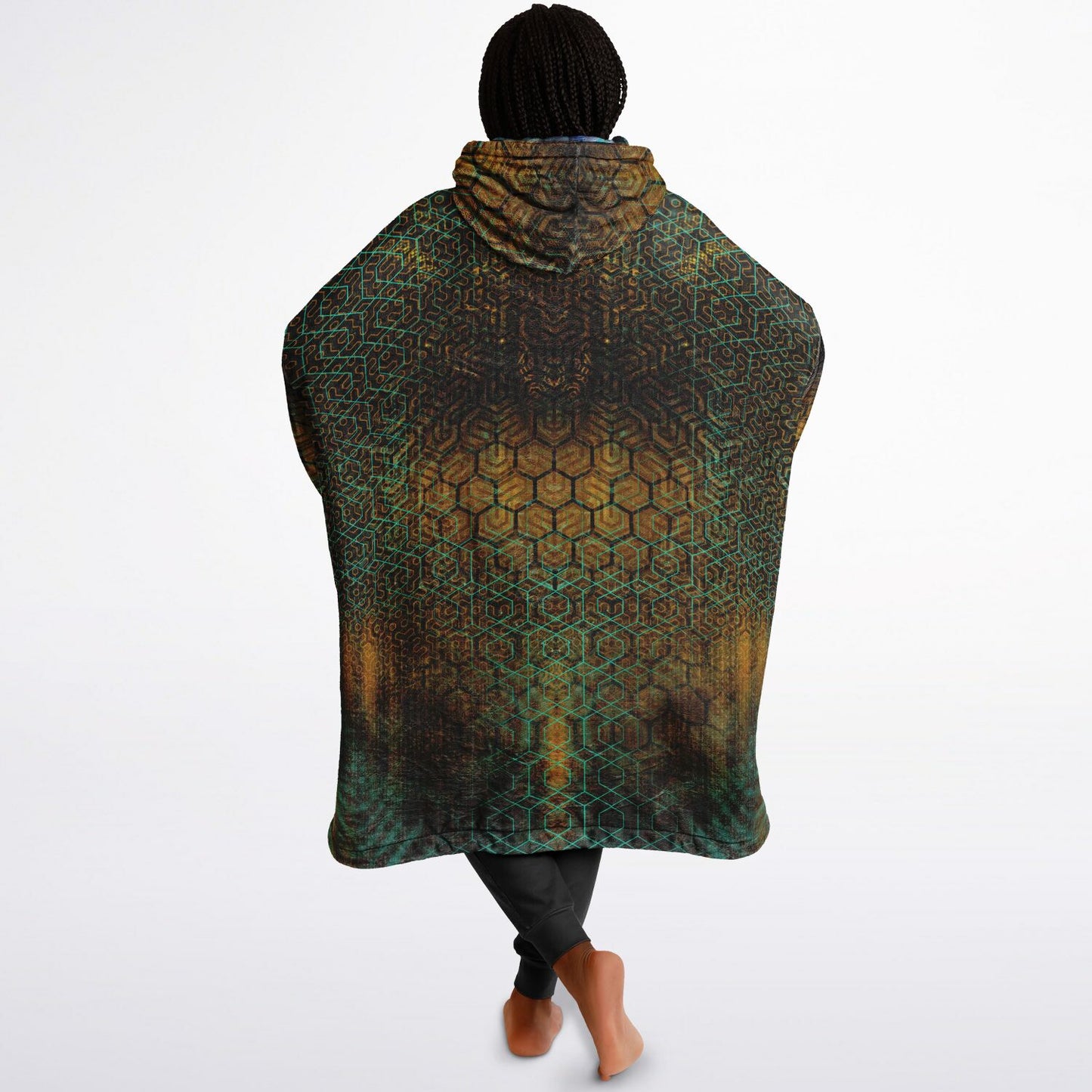 GEO - PSYCHEDELIC WONDERLAND - Reversible Snug Hoodie - AOP