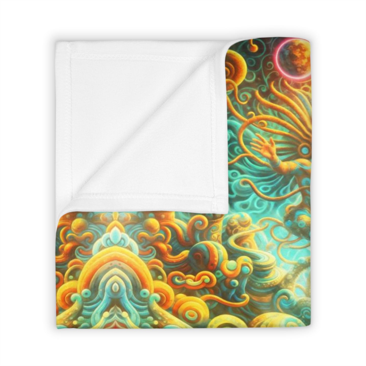 "ETERNAL INFLECTION" Throw Blanket