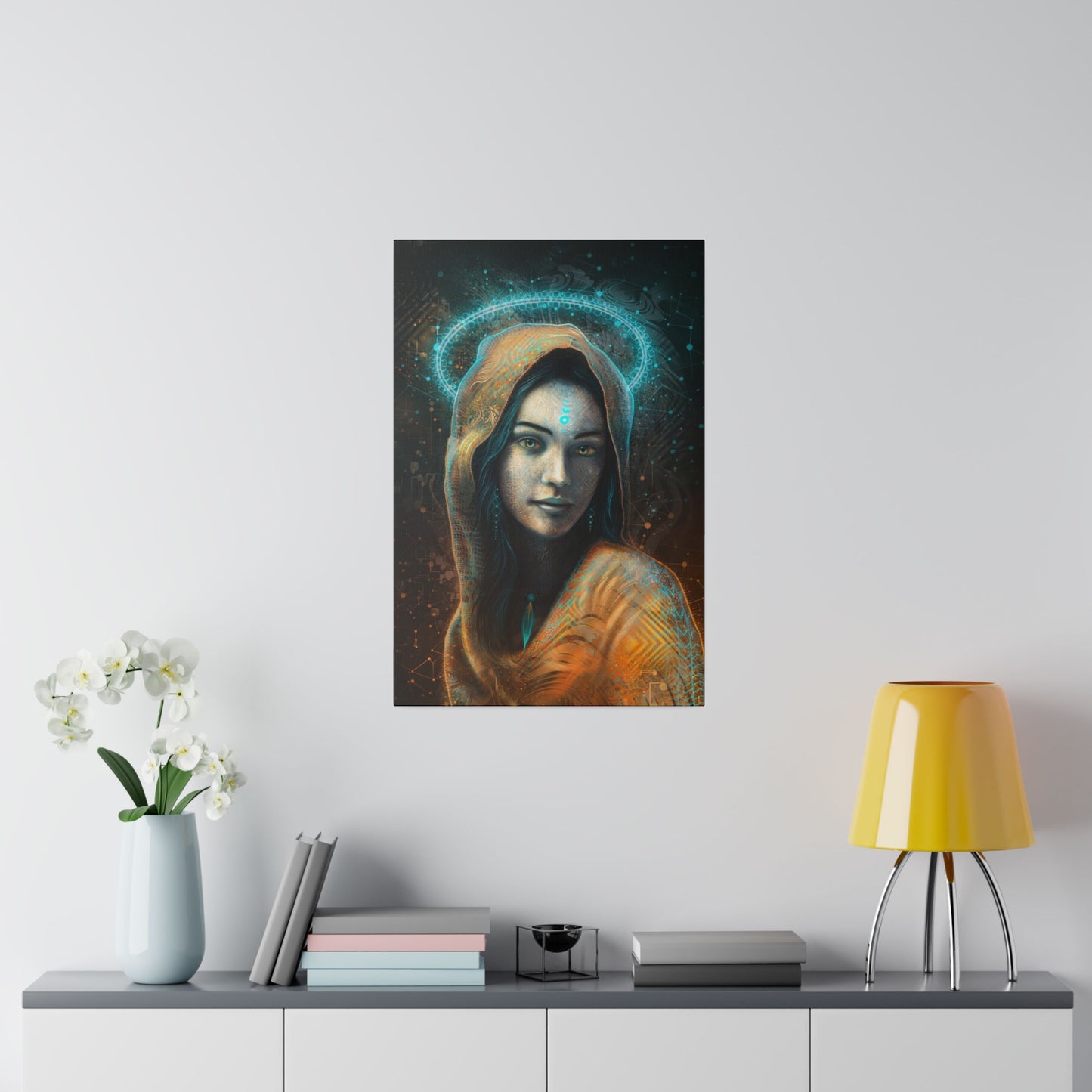 "QUANTA" Matte Canvas, Stretched, 0.75"