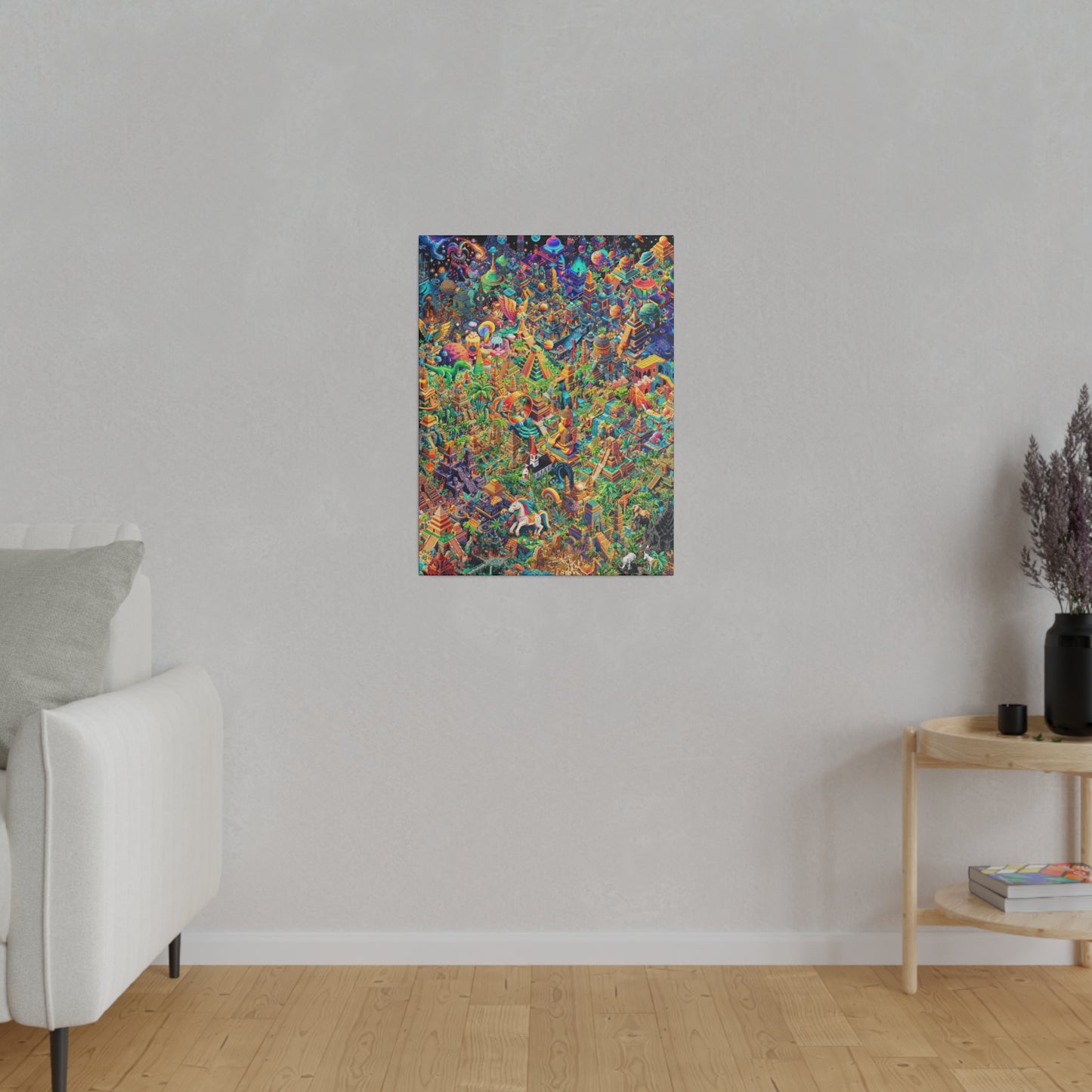 "Wild Eye Kandy" Matte Canvas, Stretched, 0.75"