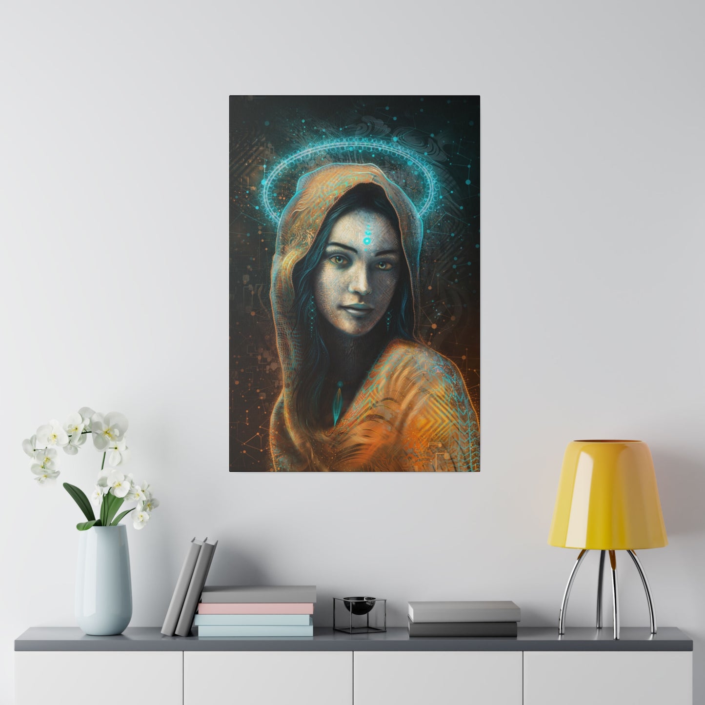 "QUANTA" Matte Canvas, Stretched, 0.75"