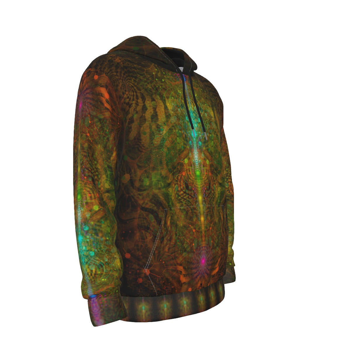 All-Over Print Men's Thicken Pullover Hoodie