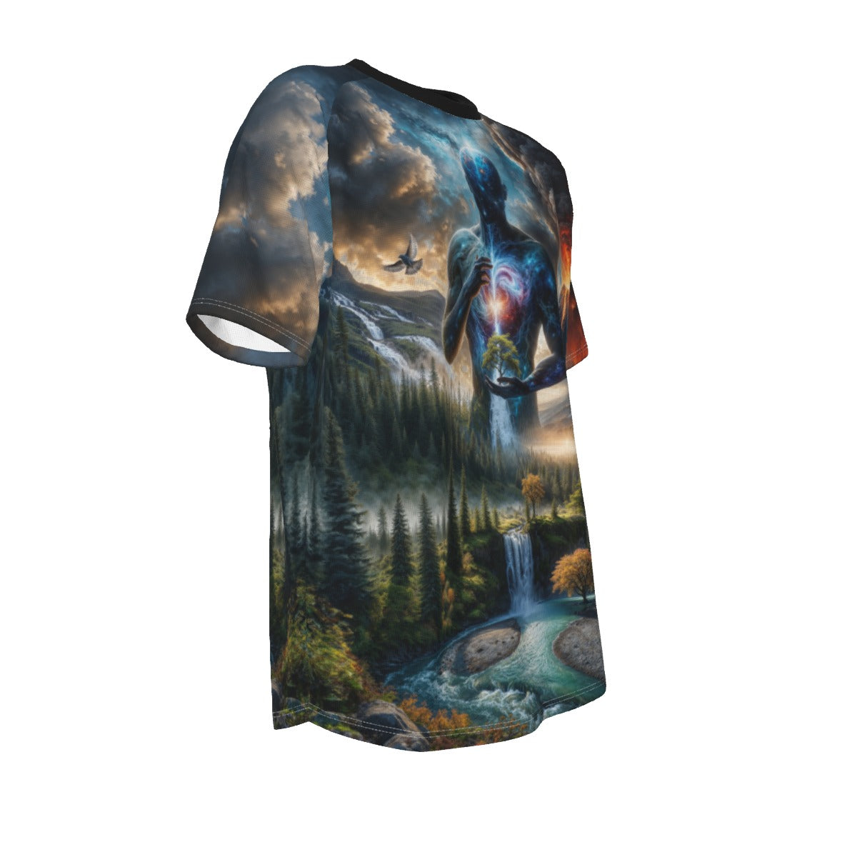 "OMNIA 2.0" All-Over Print Men's O-neck Short Sleeve T-shirt