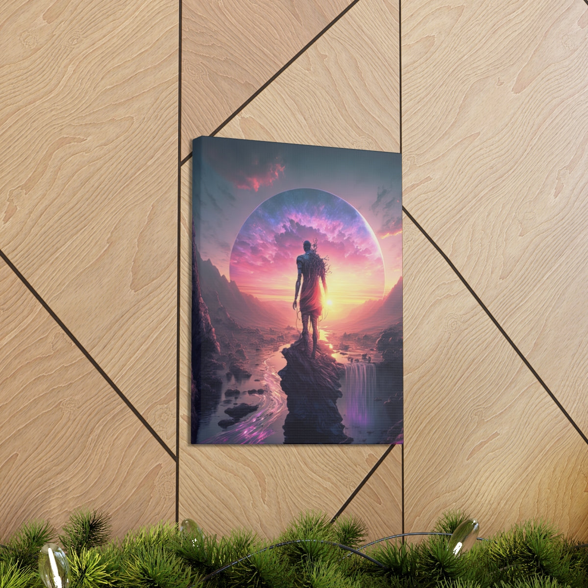 "HE WHO WANDERS IS NOT LOST" Canvas Gallery Wraps