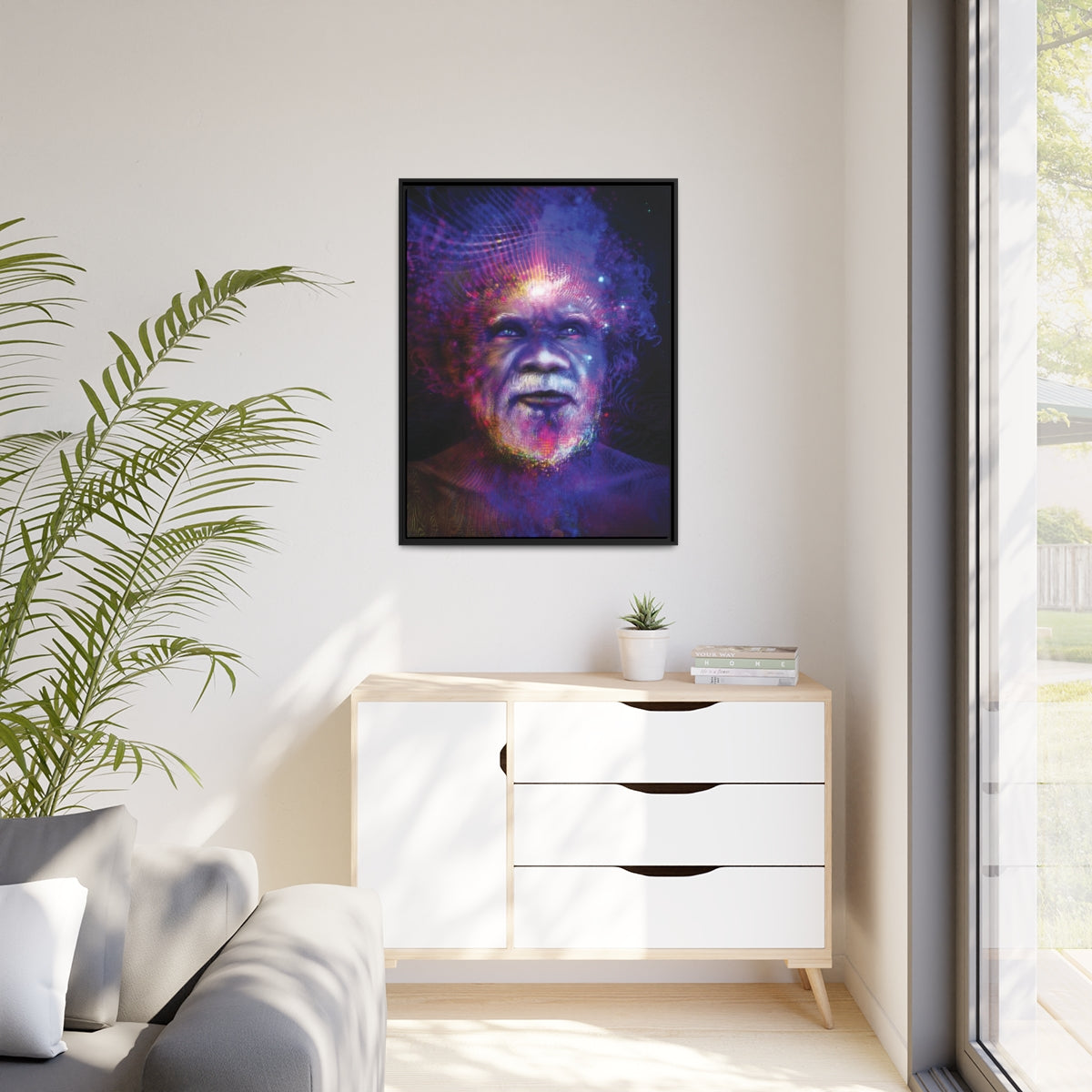 "DREAMER" Matte Canvas, Black Frame
