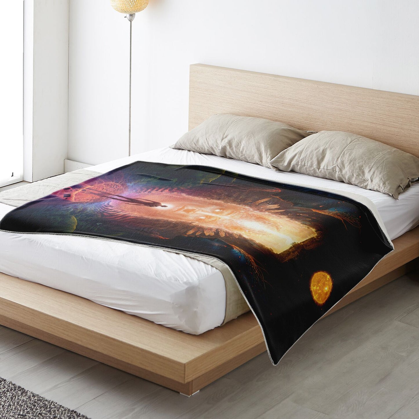"OPENING" Premium Microfleece Blanket - AOP