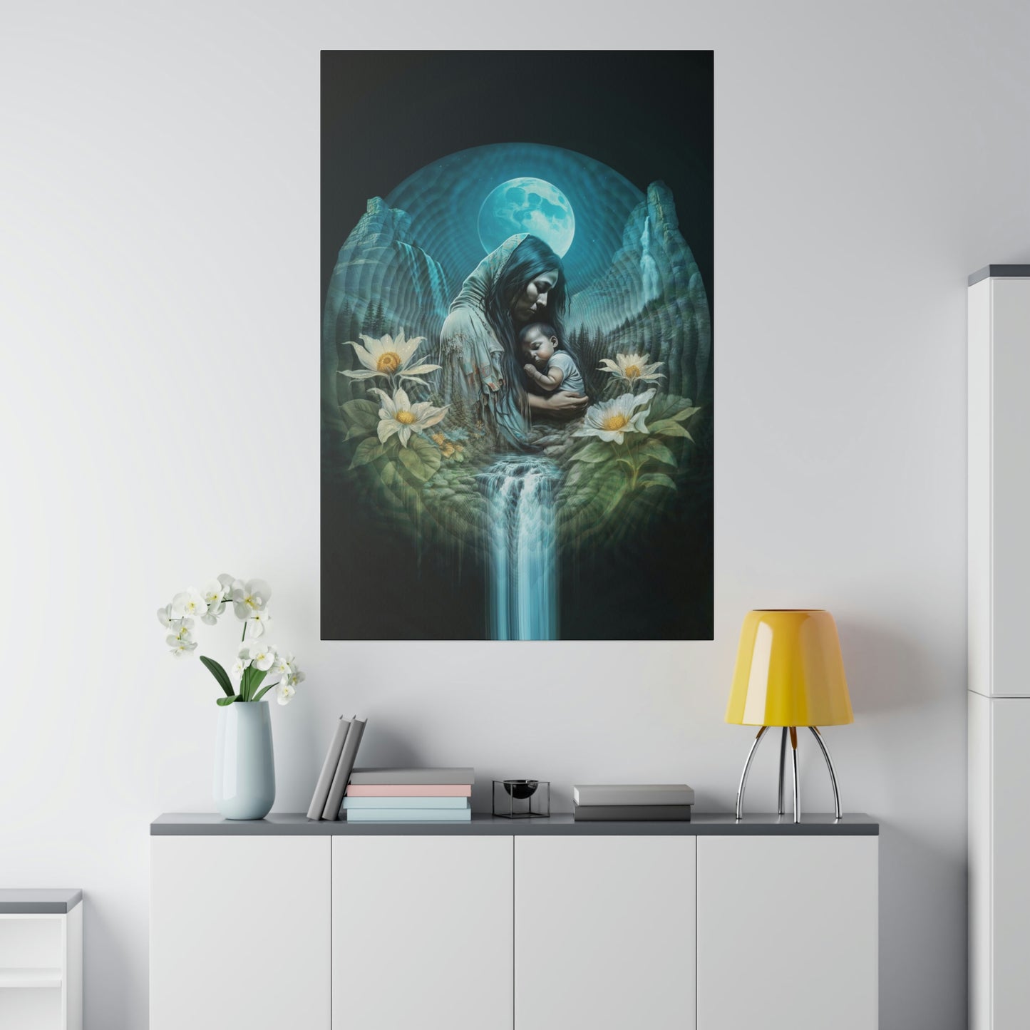 "NATURE NURTURE" Matte Canvas, Stretched, 0.75"