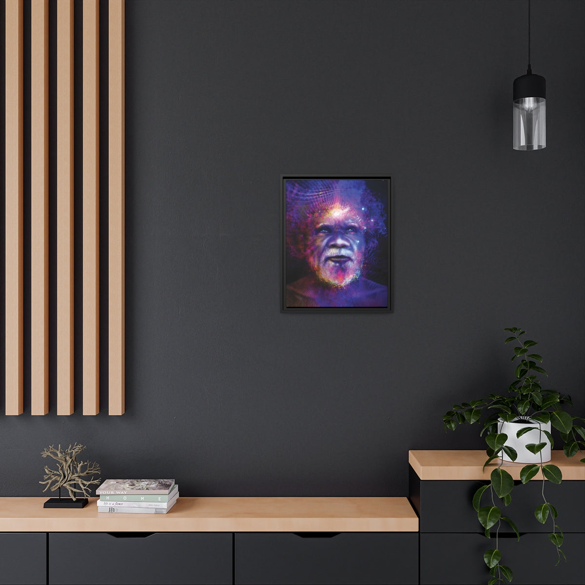 "DREAMER" Matte Canvas, Black Frame