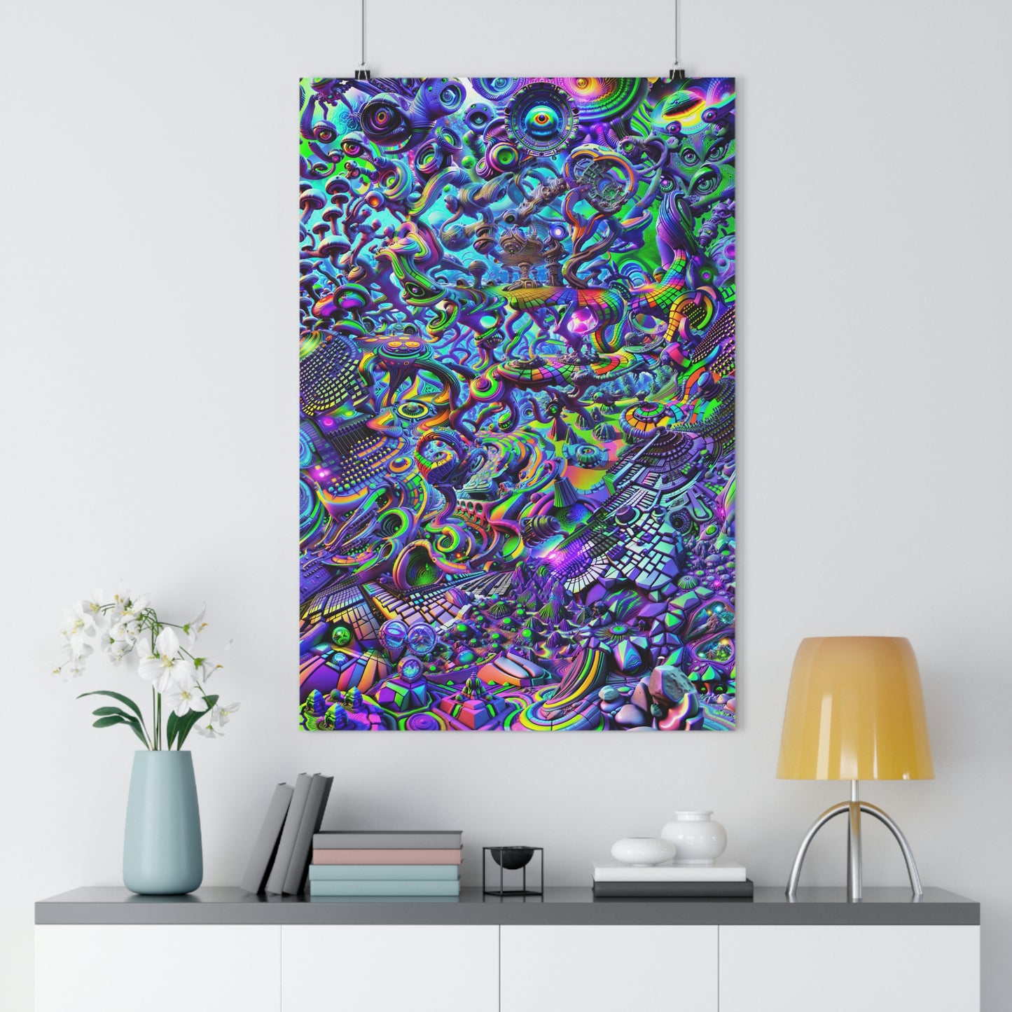 "PSYCHEDELIC WONDERLAND 2.0" Giclée Art Print