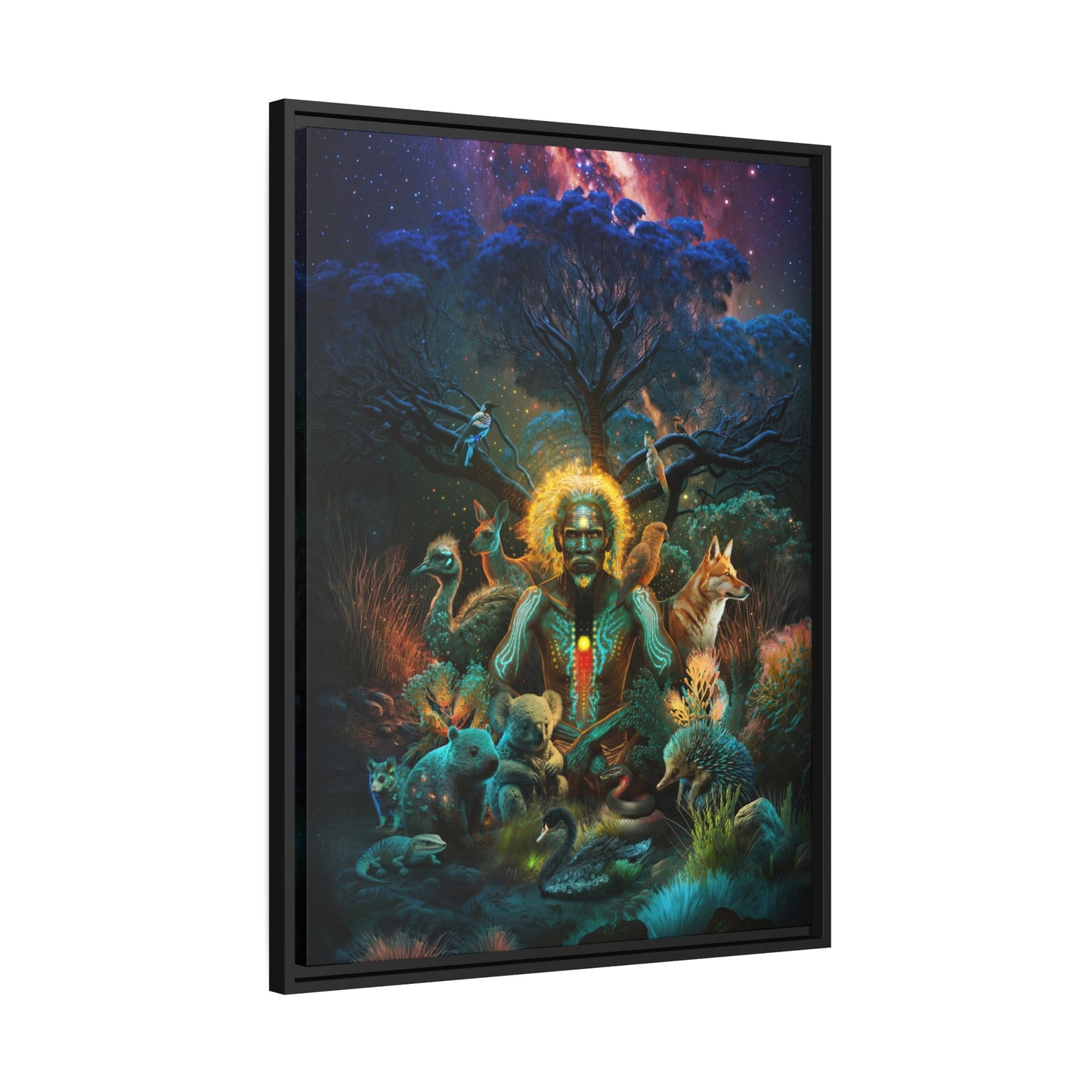 "ALWAYS DREAMING" Matte Canvas, Black Frame