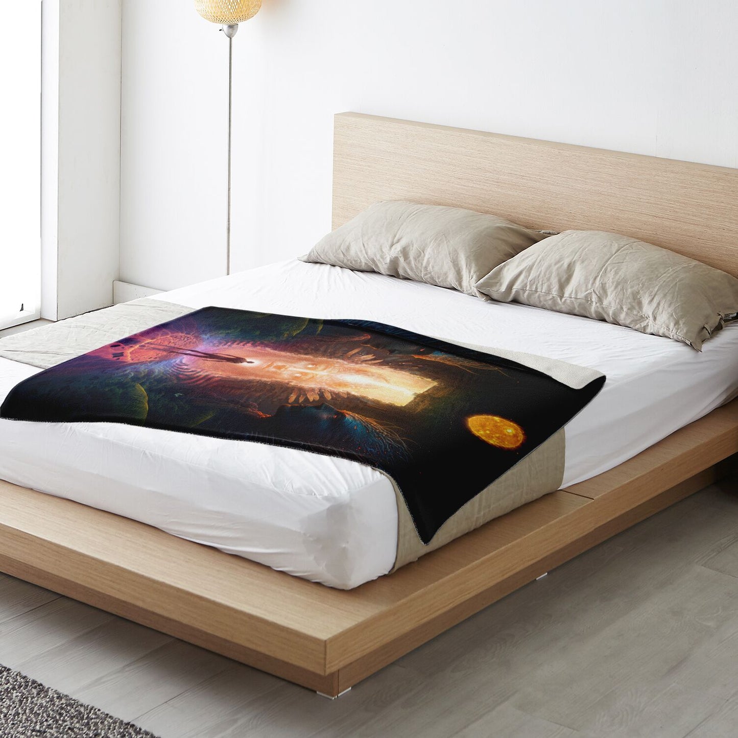 "OPENING" Premium Microfleece Blanket - AOP