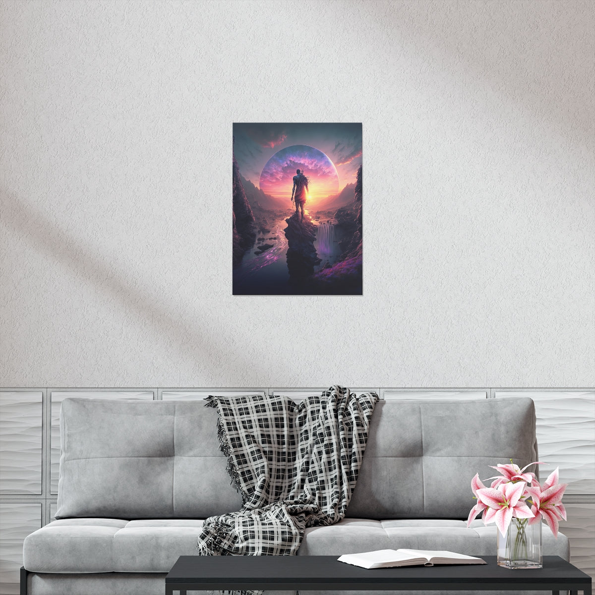 "HE WHO WANDERS IS NOT LOST" Premium Matte Vertical Posters