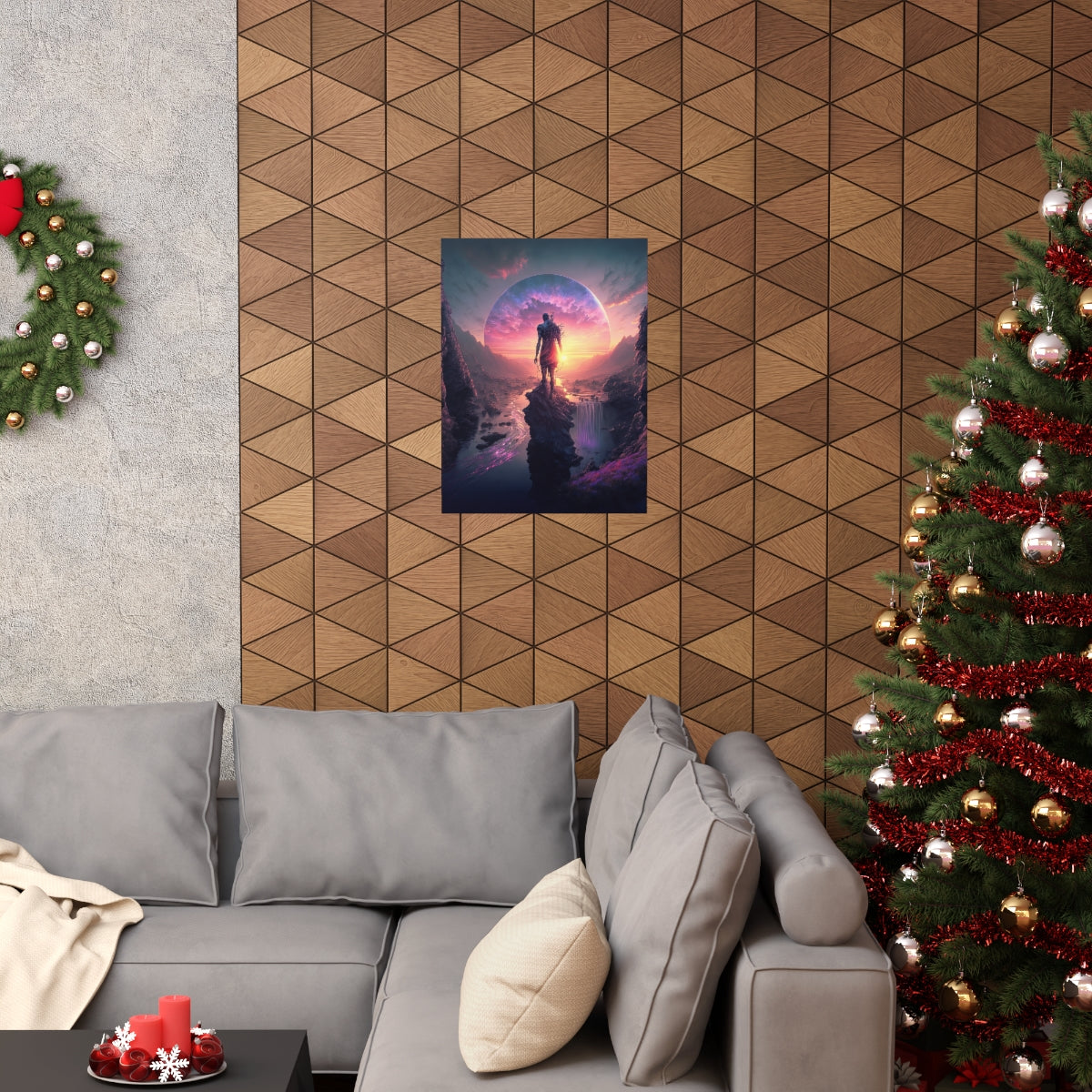 "HE WHO WANDERS IS NOT LOST" Premium Matte Vertical Posters