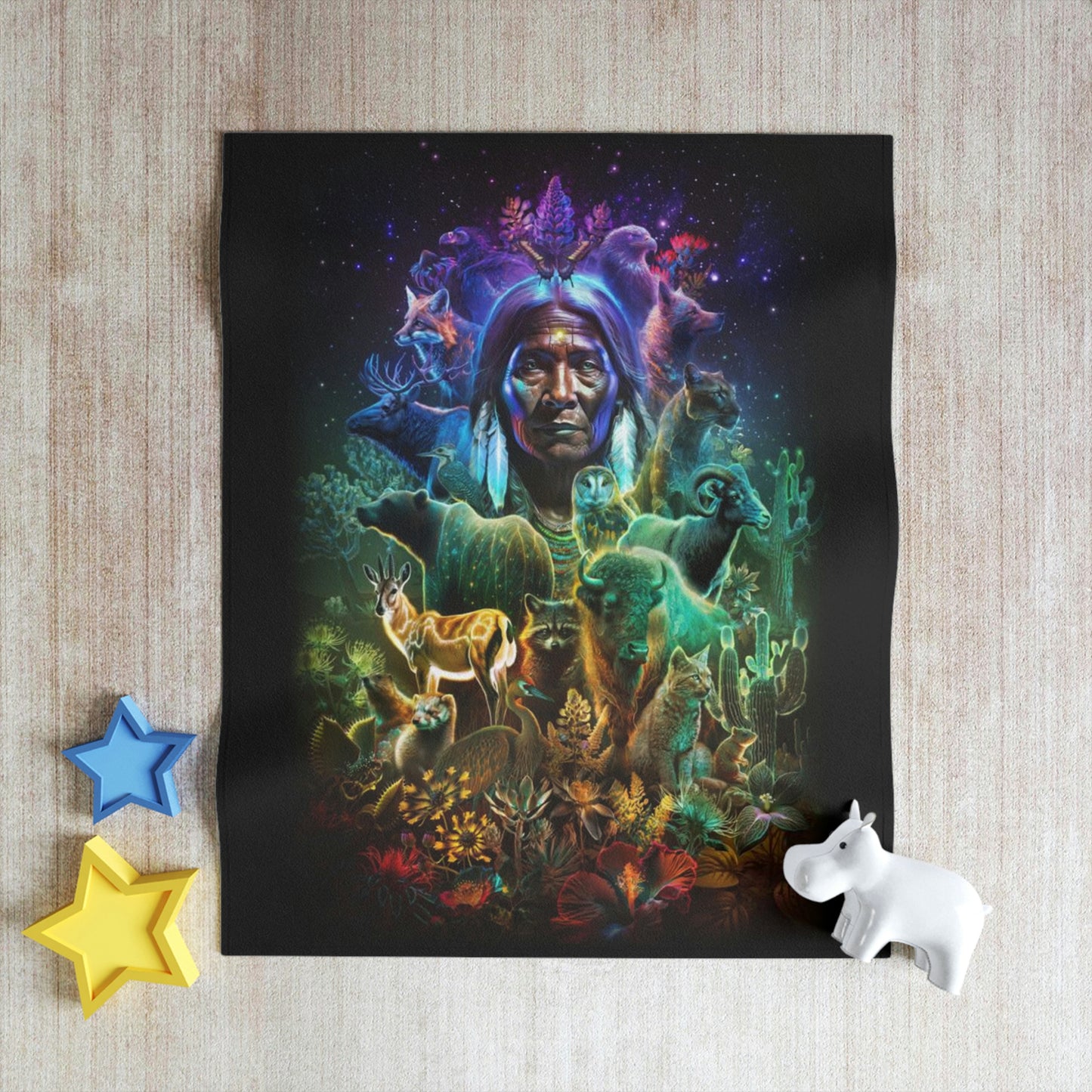 "GREAT SPIRIT" Throw Blanket