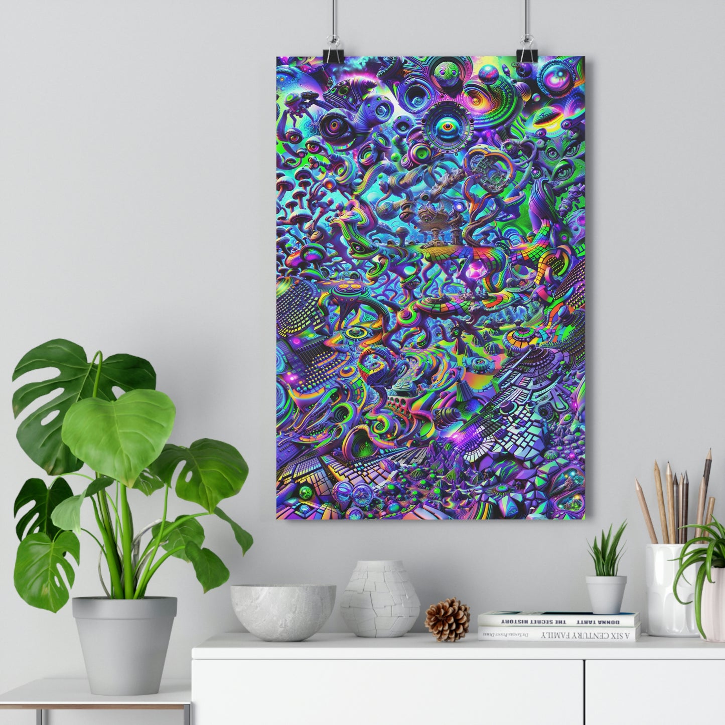 "PSYCHEDELIC WONDERLAND 2.0" Giclée Art Print