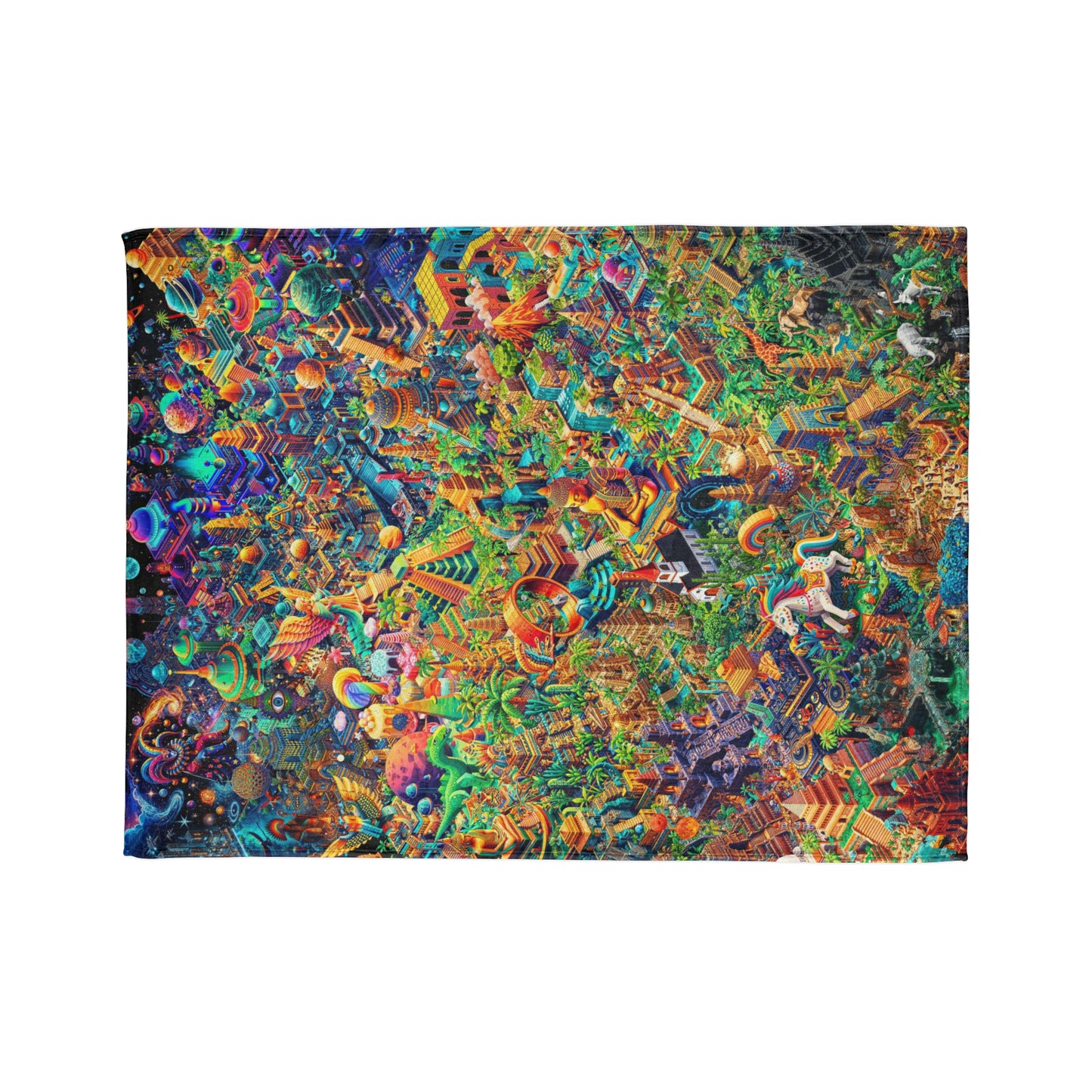 "Wild Eye Kandy" Soft Polyester Blanket