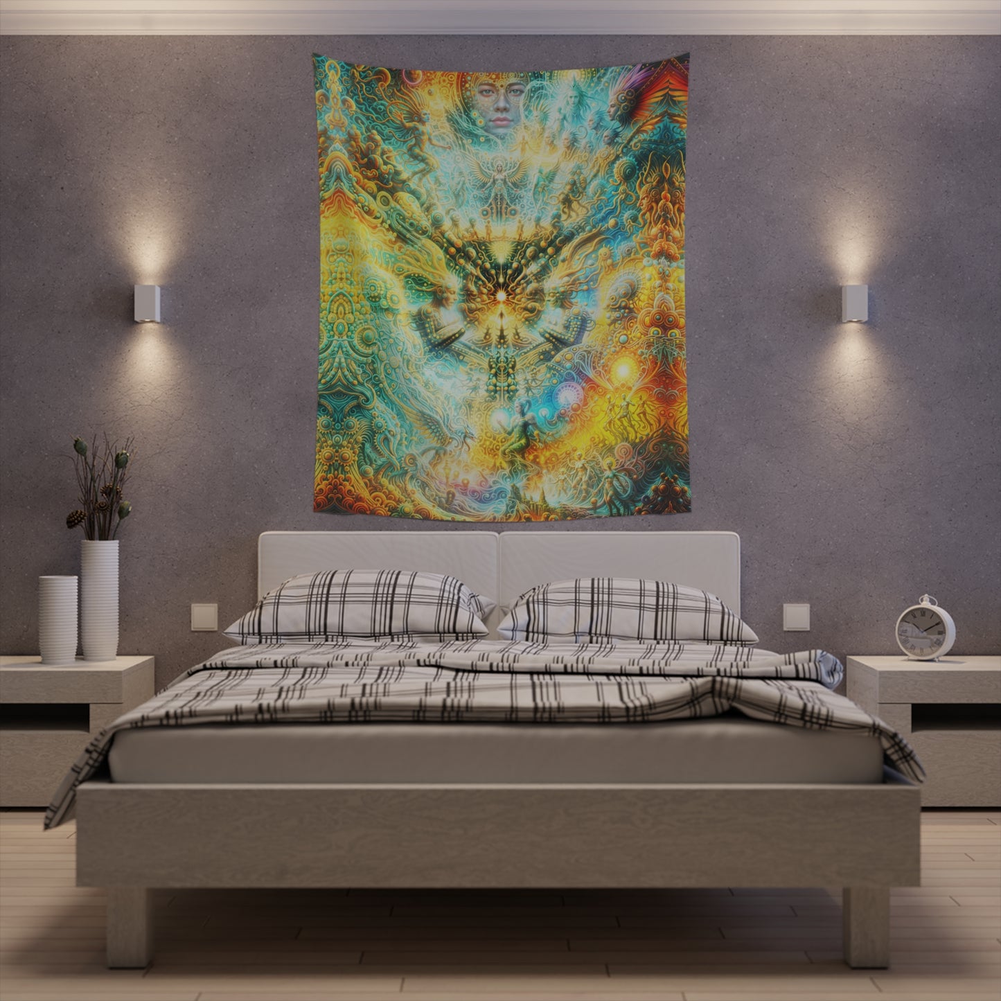 "ETERNAL INFLECTION" Printed Wall Tapestry