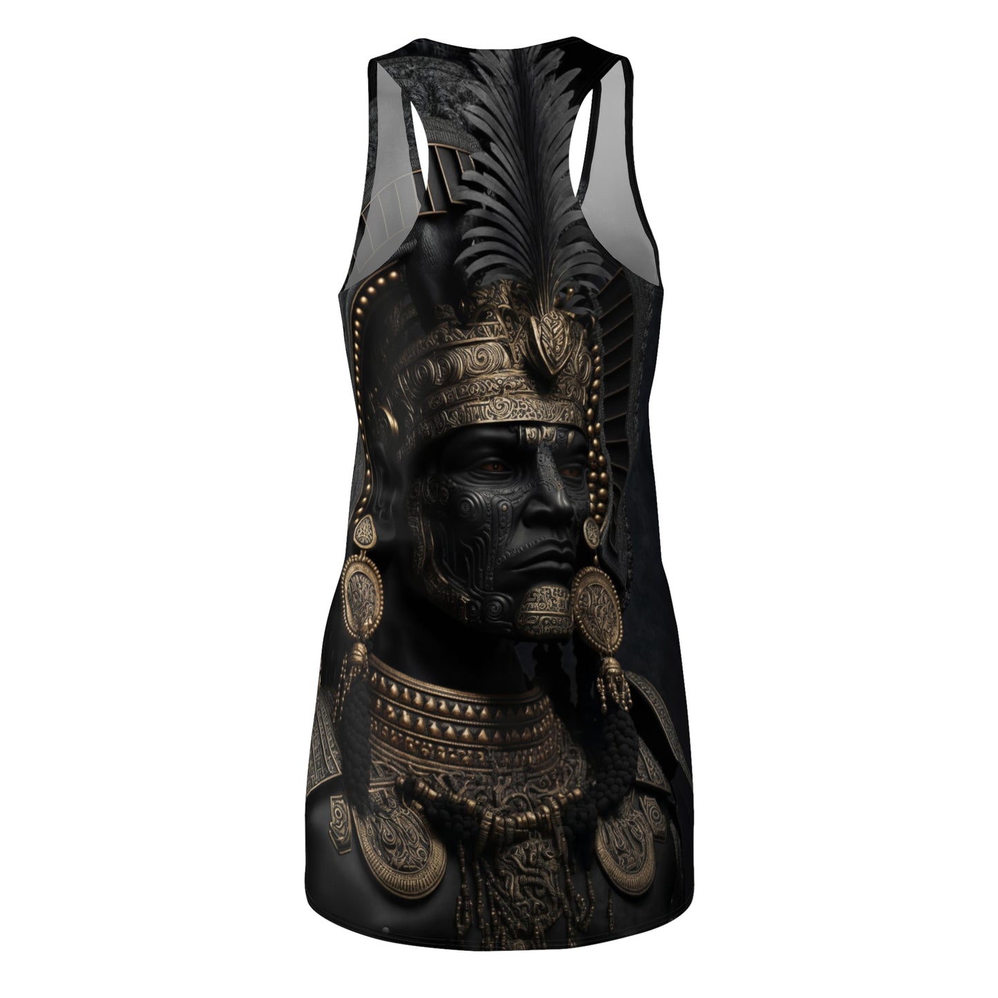 "Zapotec" Women's Cut & Sew Racerback Dress (AOP)