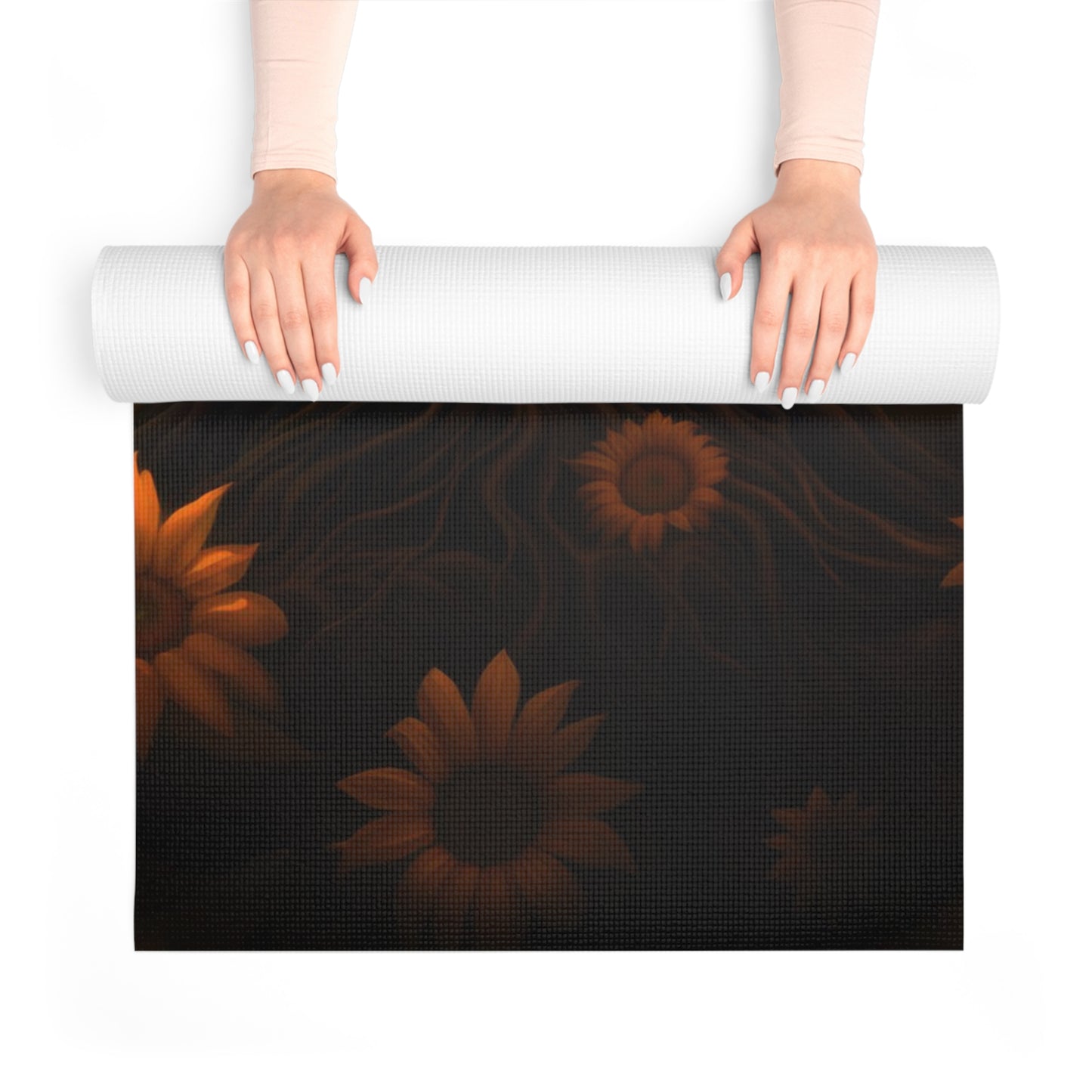 "LIFE IS A FLOWER" Foam Yoga Mat