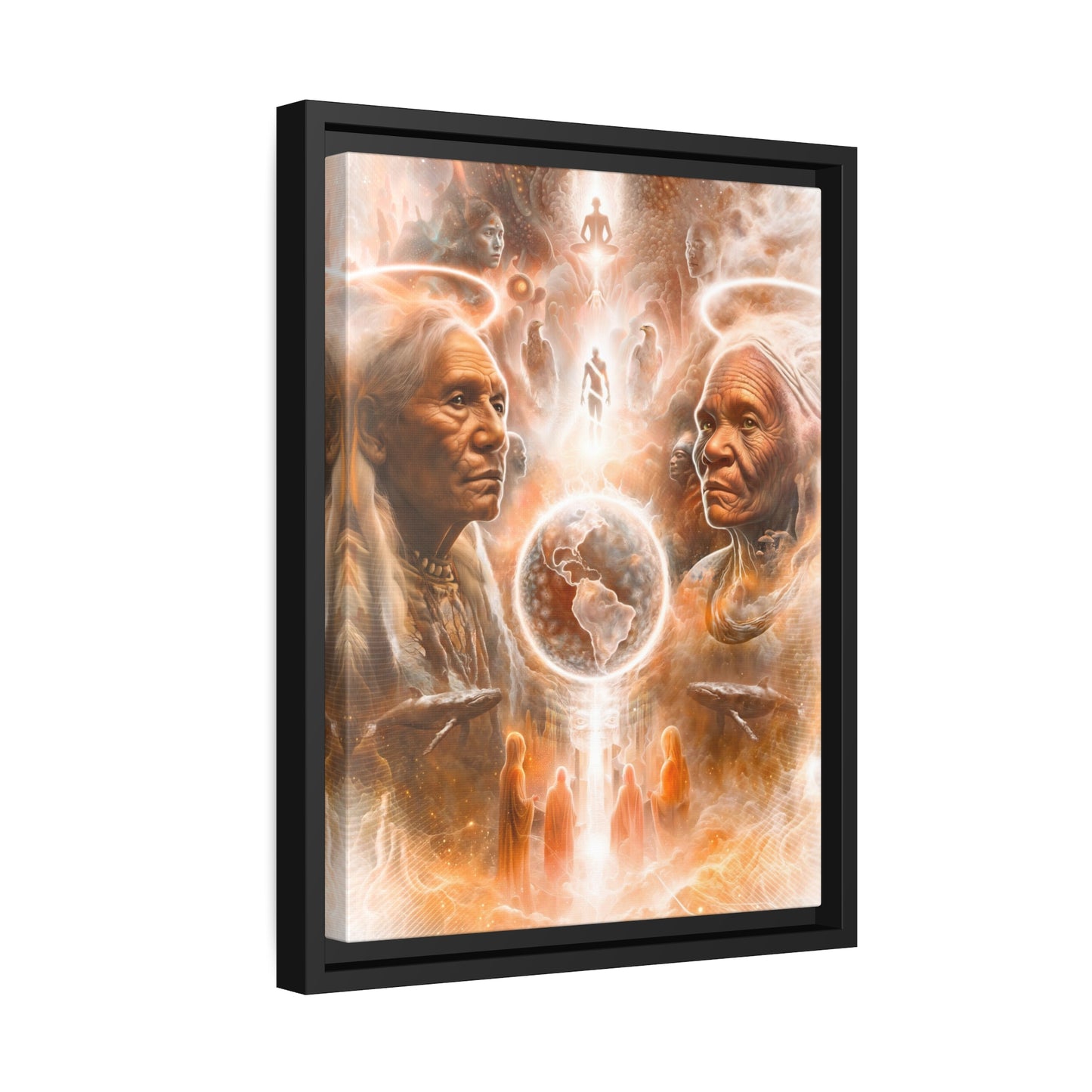 "GUARDIANS" Matte Canvas, Black Frame