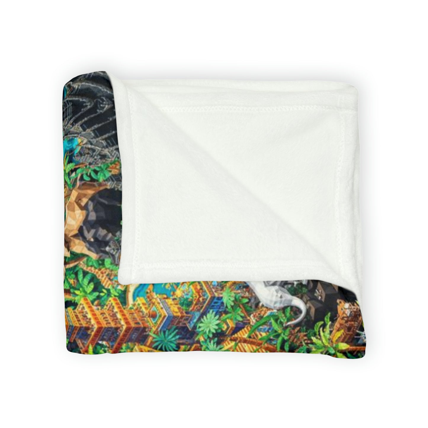 "Wild Eye Kandy" Soft Polyester Blanket