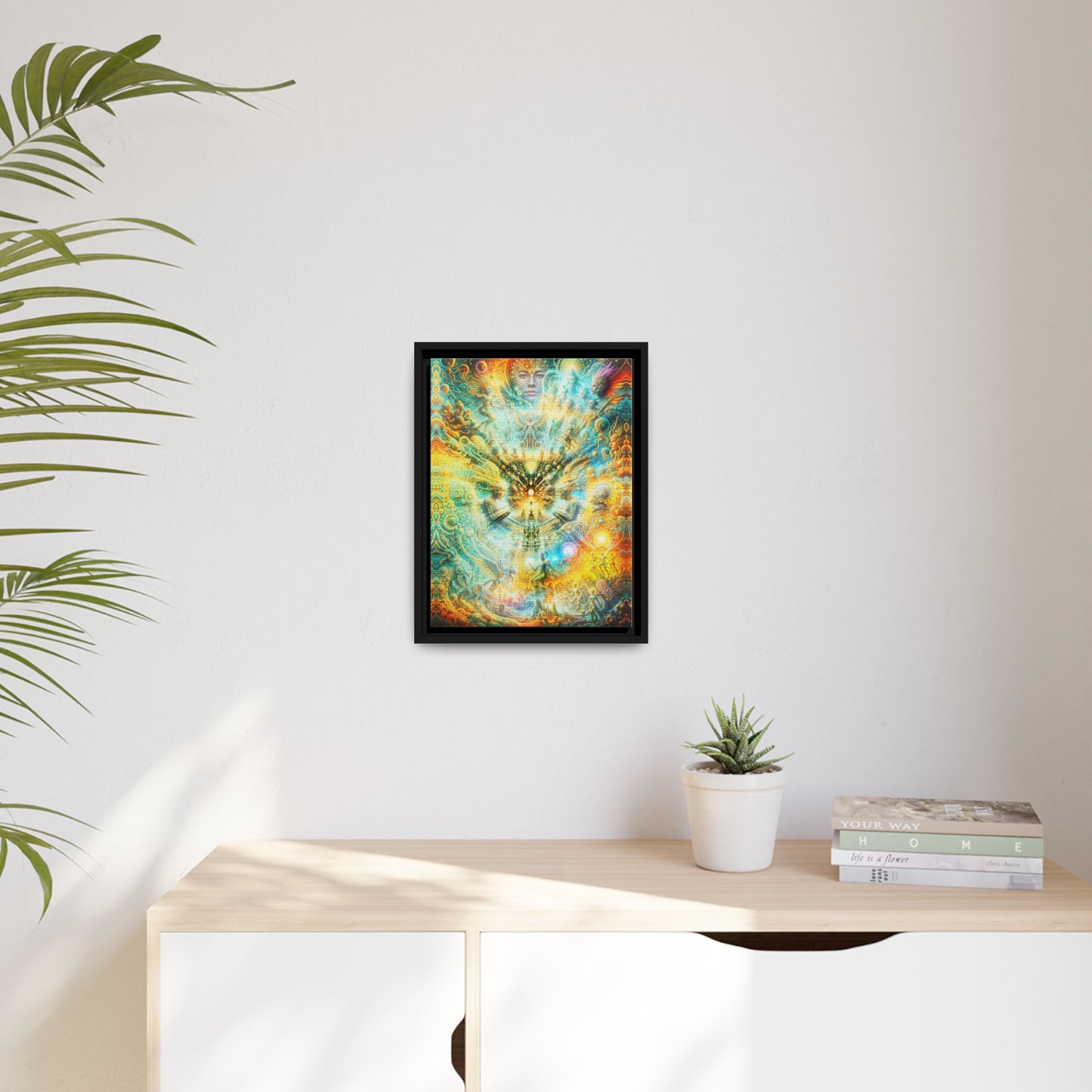 "ETERNAL INFLECTION" Matte Canvas, Black Frame