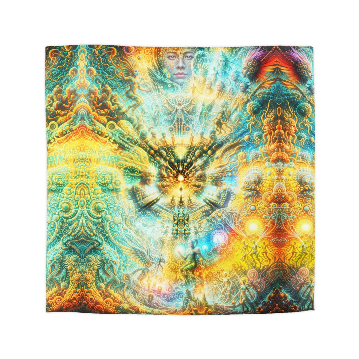 "ETERNAL INFLECTION" Microfiber Duvet Cover