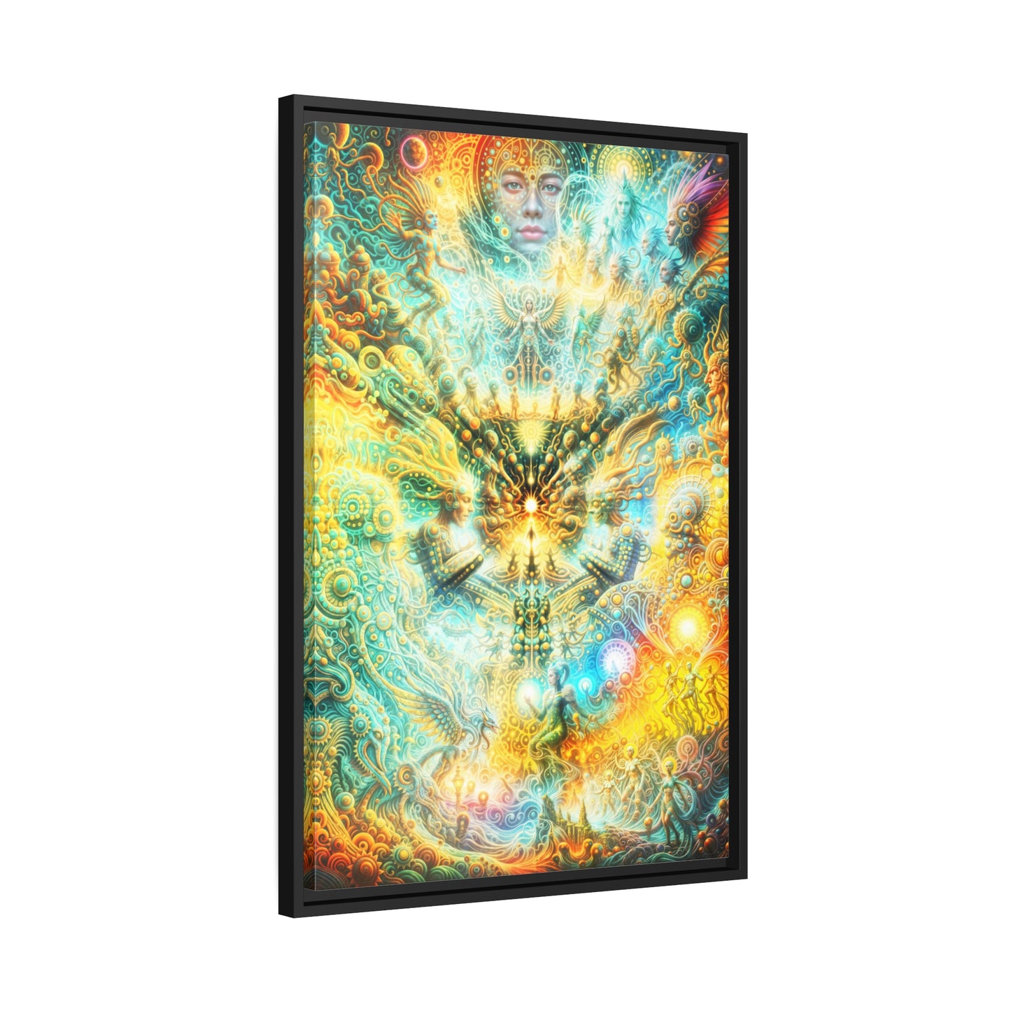 "ETERNAL INFLECTION" Matte Canvas, Black Frame