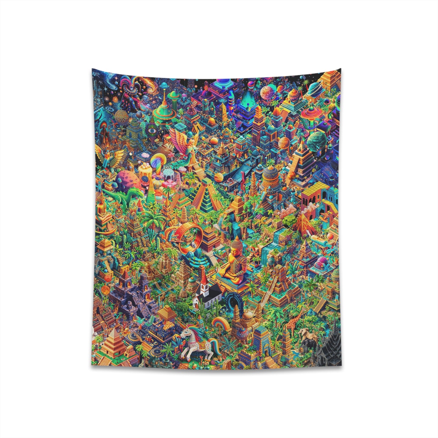 "Wild Eye Kandy" Printed Wall Tapestry