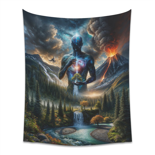 "OMNIA 2.0" Printed Wall Tapestry