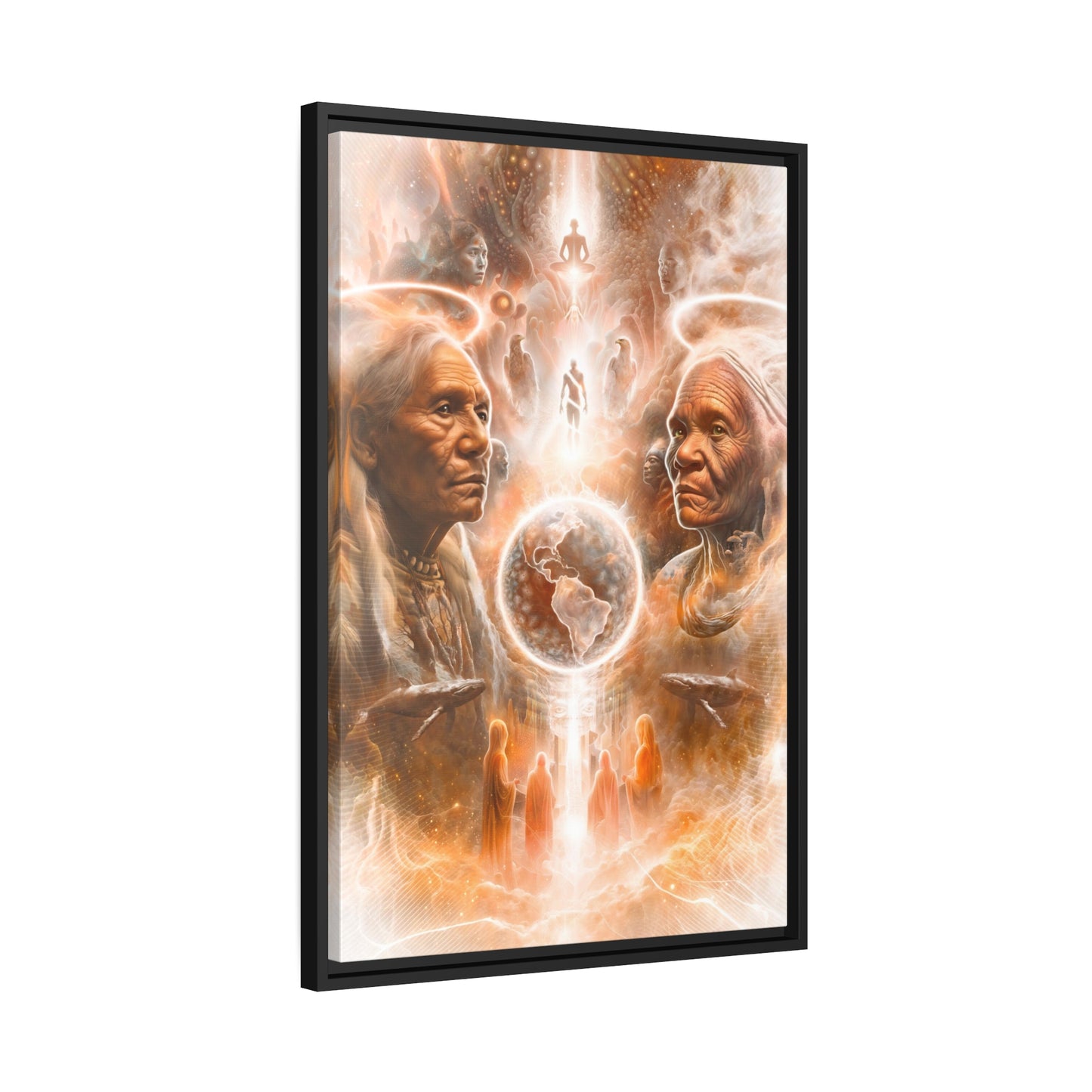 "GUARDIANS" Matte Canvas, Black Frame