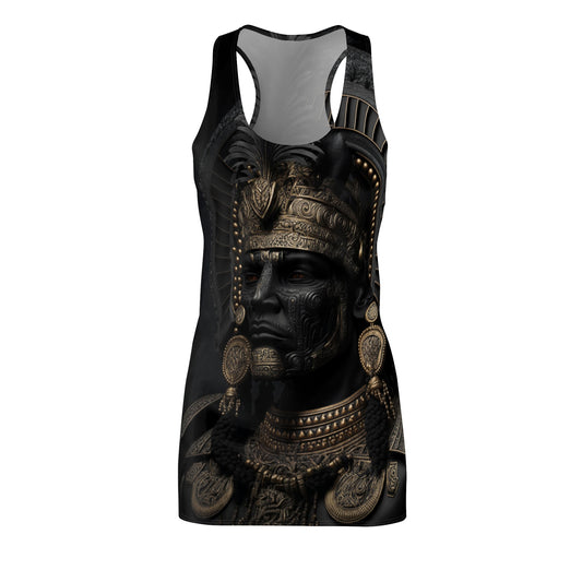 "Zapotec" Women's Cut & Sew Racerback Dress (AOP)