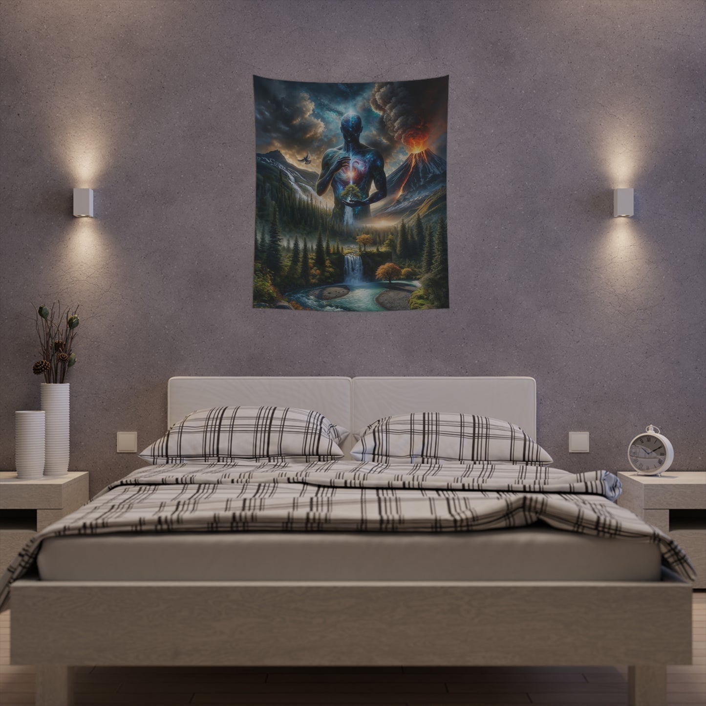 "OMNIA 2.0" Printed Wall Tapestry