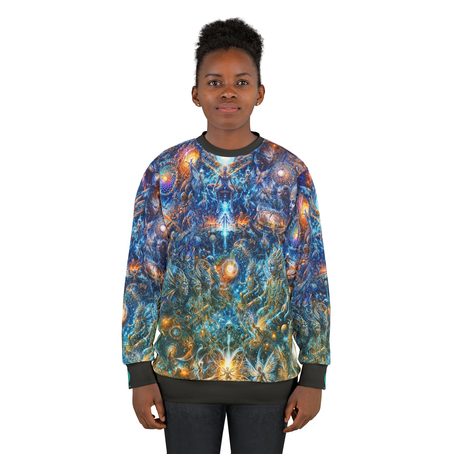 "Genesis of the Cyber Pantheon - The Dawn of Singularity" Sweatshirt