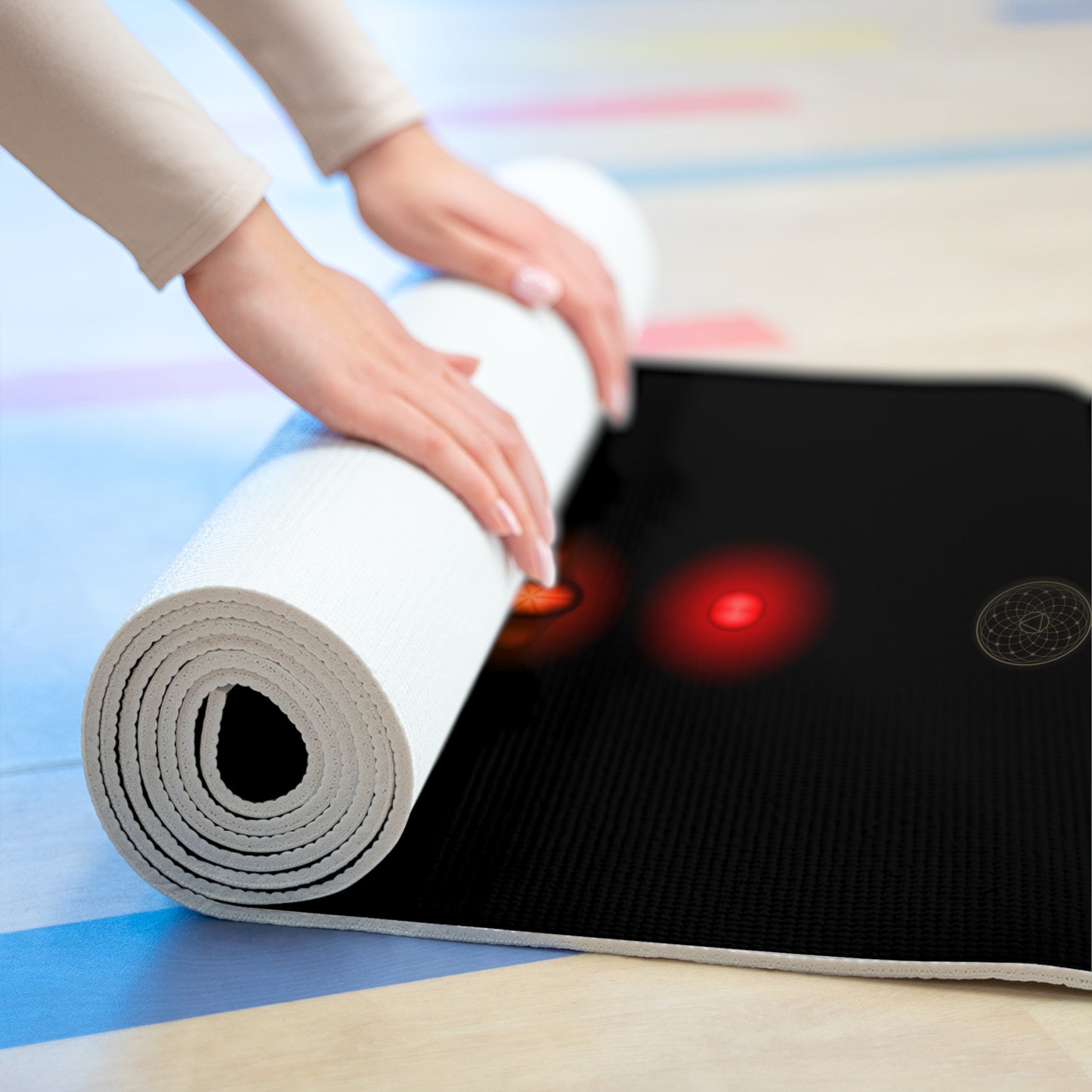 "CHAKRAS" Foam Yoga Mat