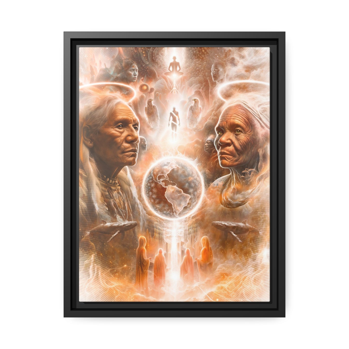 "GUARDIANS" Matte Canvas, Black Frame