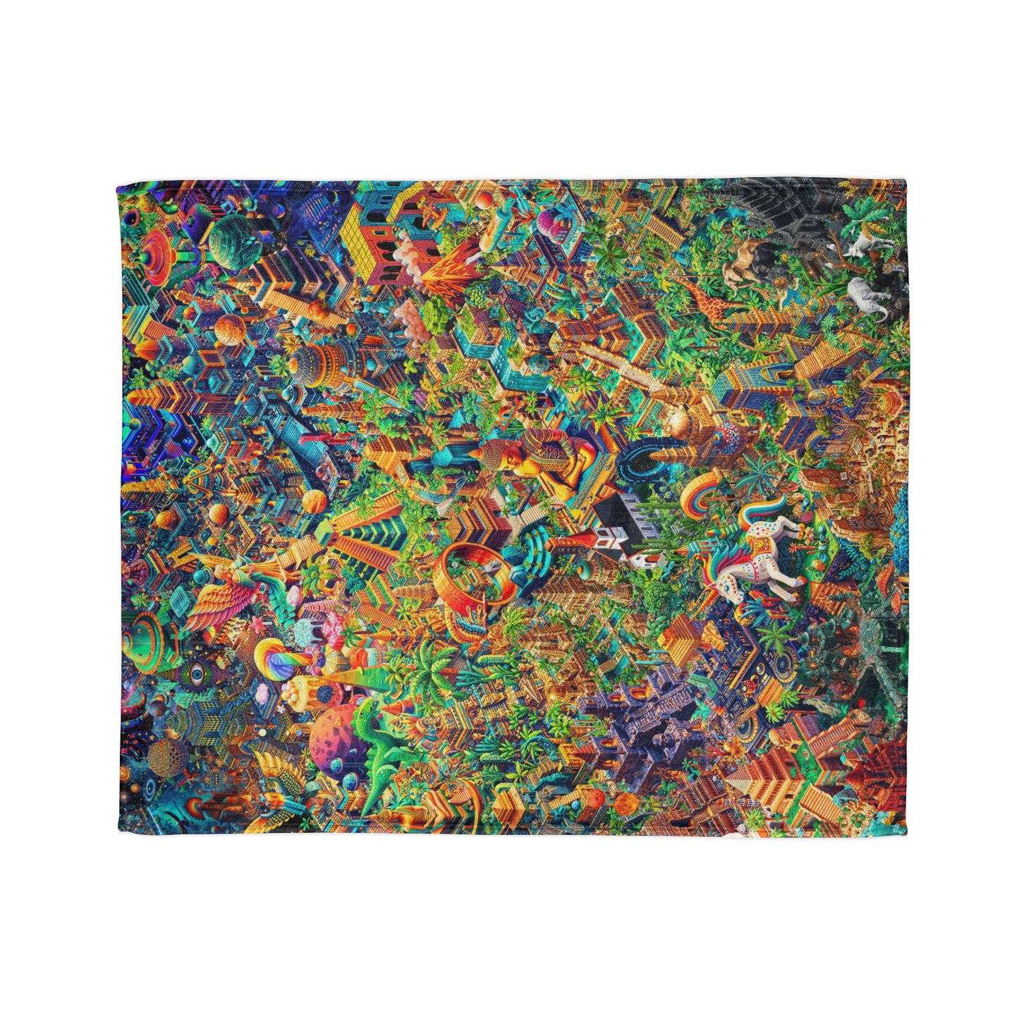 "Wild Eye Kandy" Soft Polyester Blanket