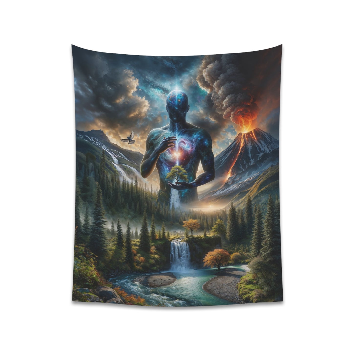 "OMNIA 2.0" Printed Wall Tapestry