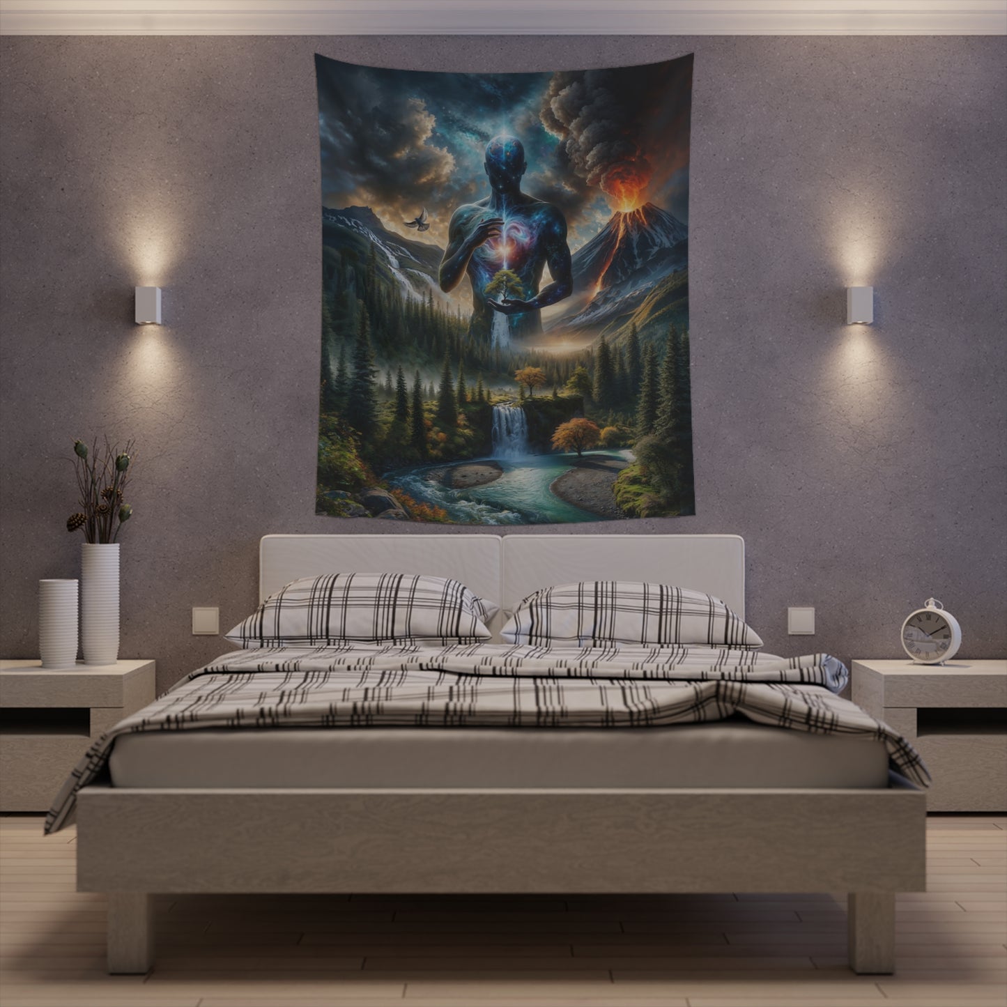 "OMNIA 2.0" Printed Wall Tapestry