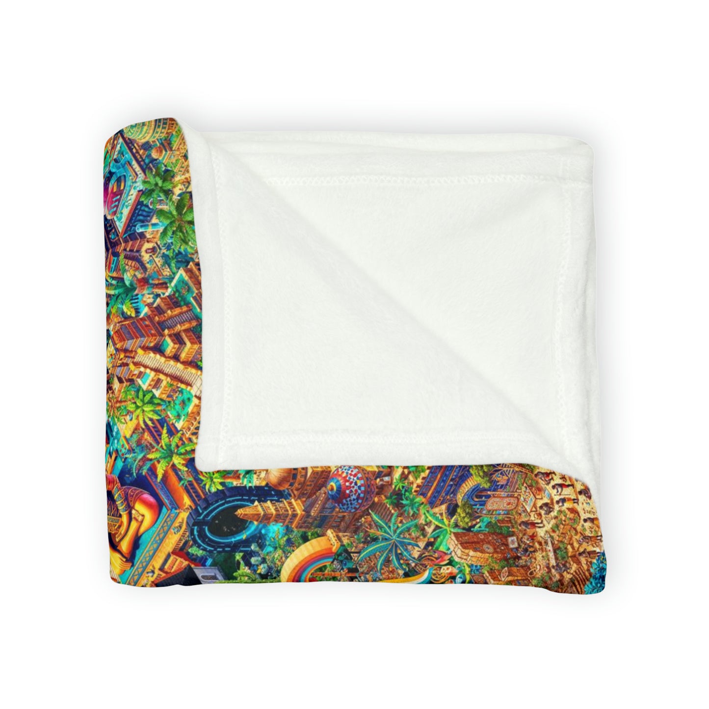 "Wild Eye Kandy" Soft Polyester Blanket