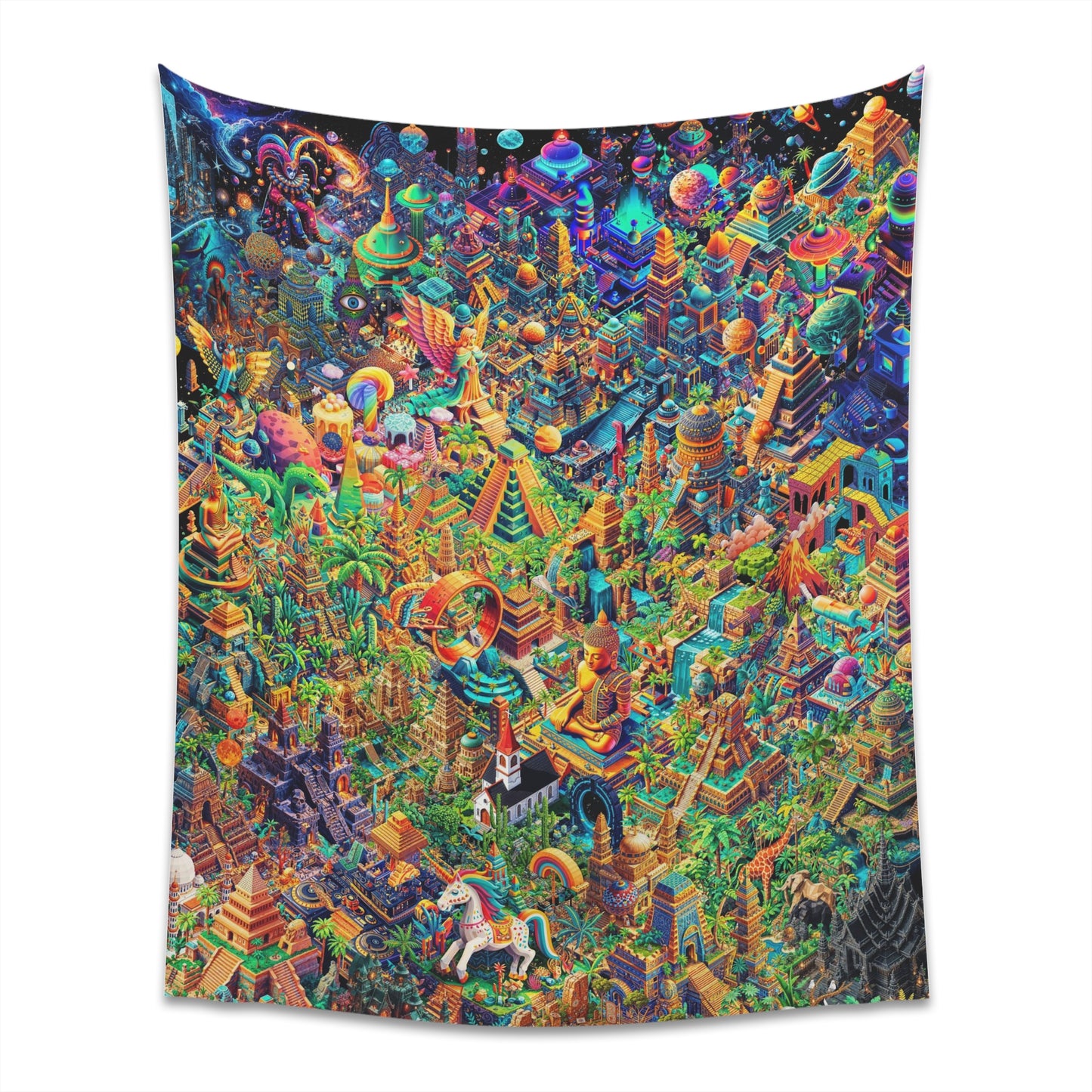 "Wild Eye Kandy" Printed Wall Tapestry