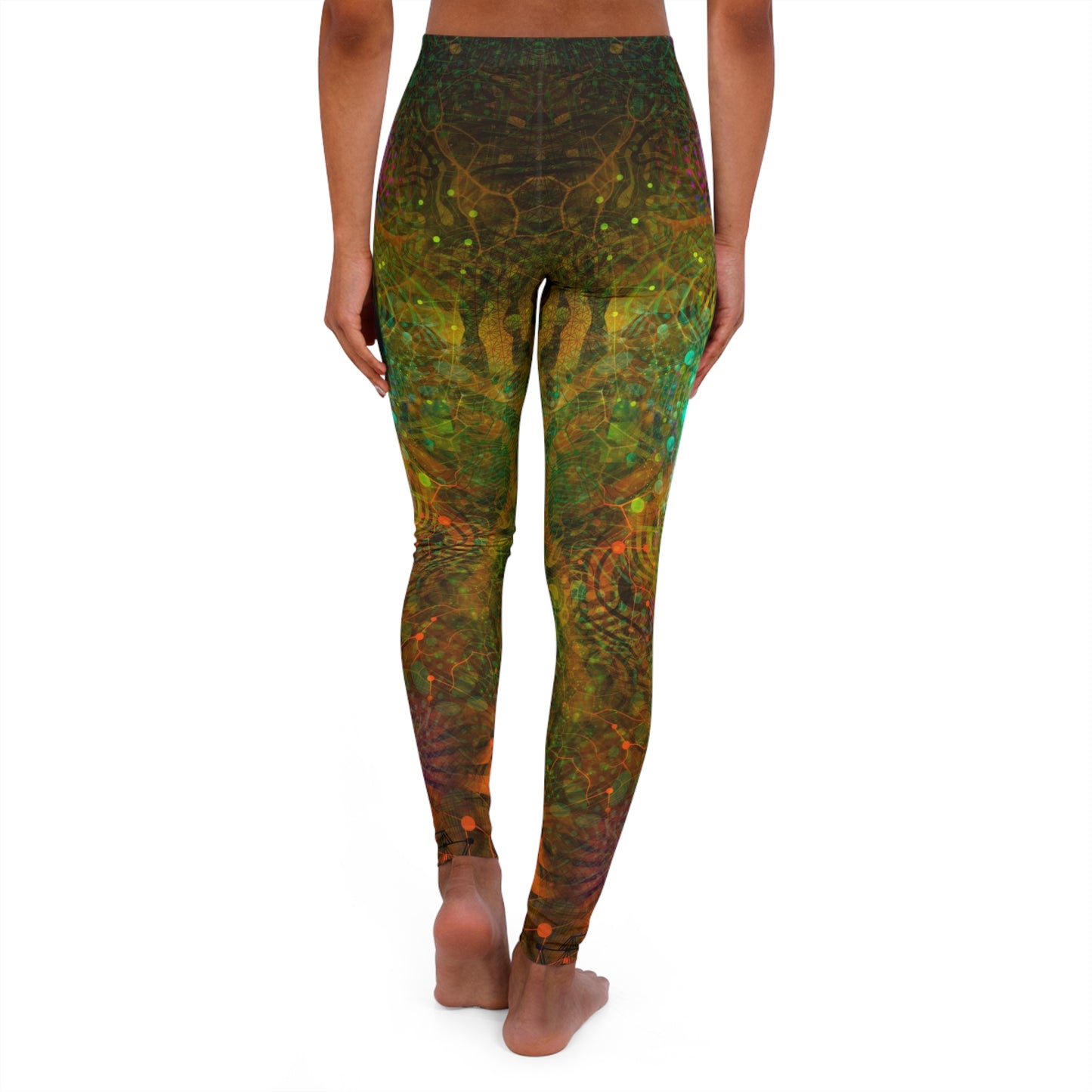 "BIOTEK" Women's Casual Spandex Leggings (AOP)