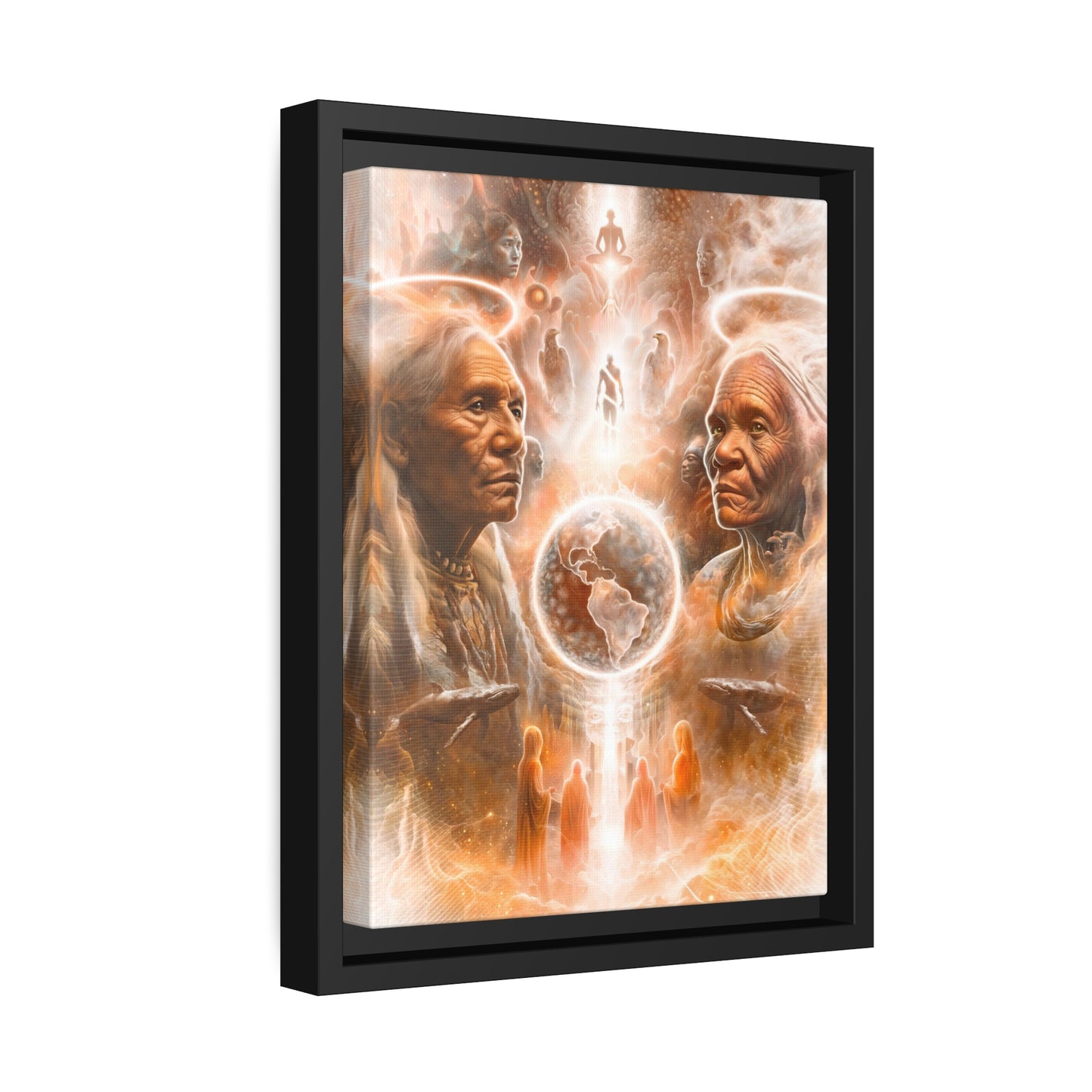 "GUARDIANS" Matte Canvas, Black Frame