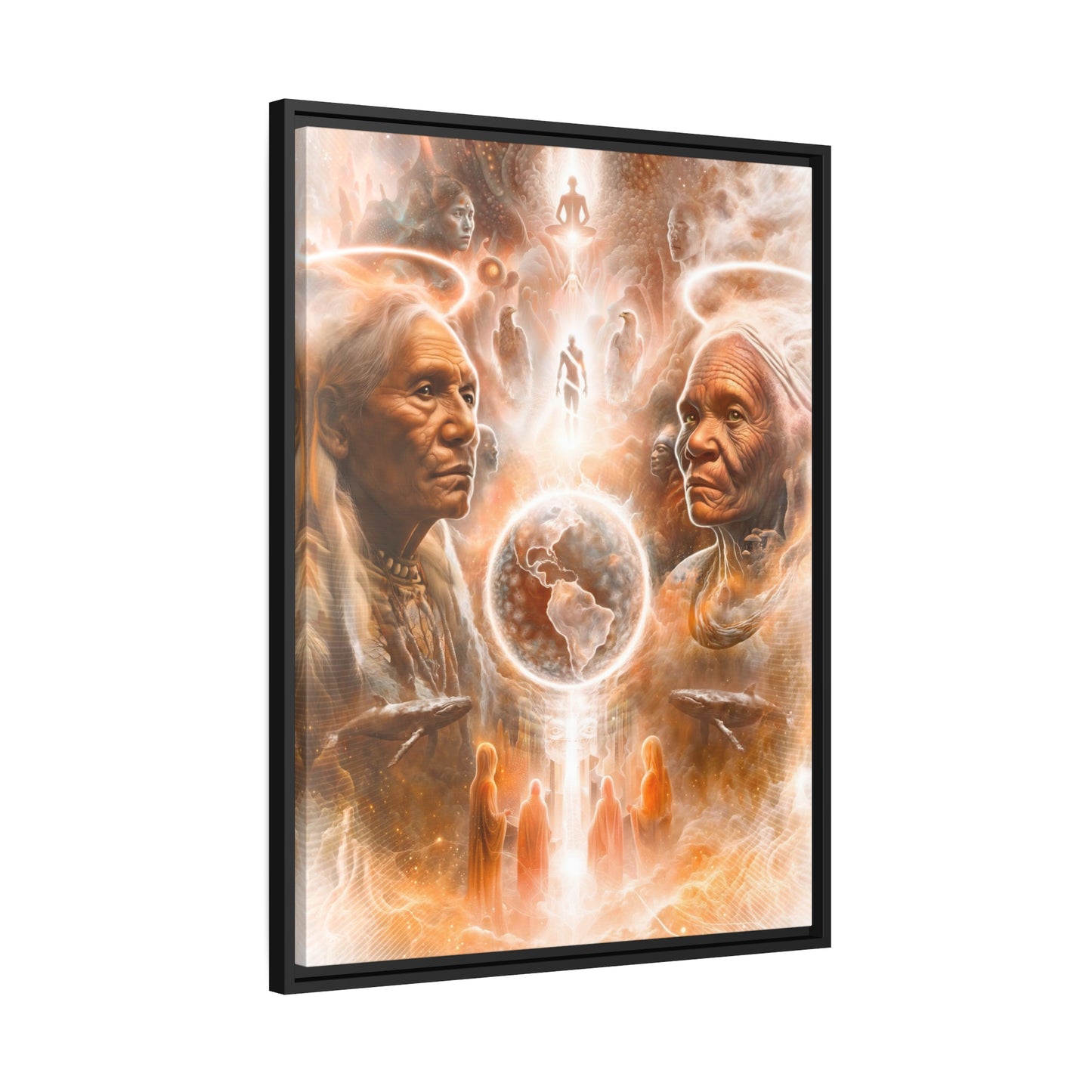 "GUARDIANS" Matte Canvas, Black Frame