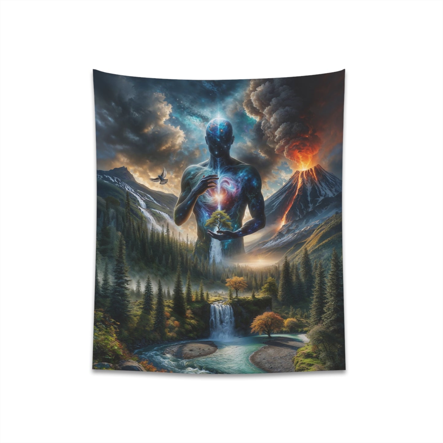 "OMNIA 2.0" Printed Wall Tapestry