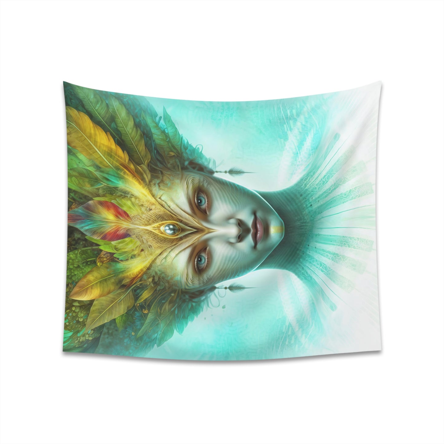 "AWAKENING AHIMSA" Printed Wall Tapestry