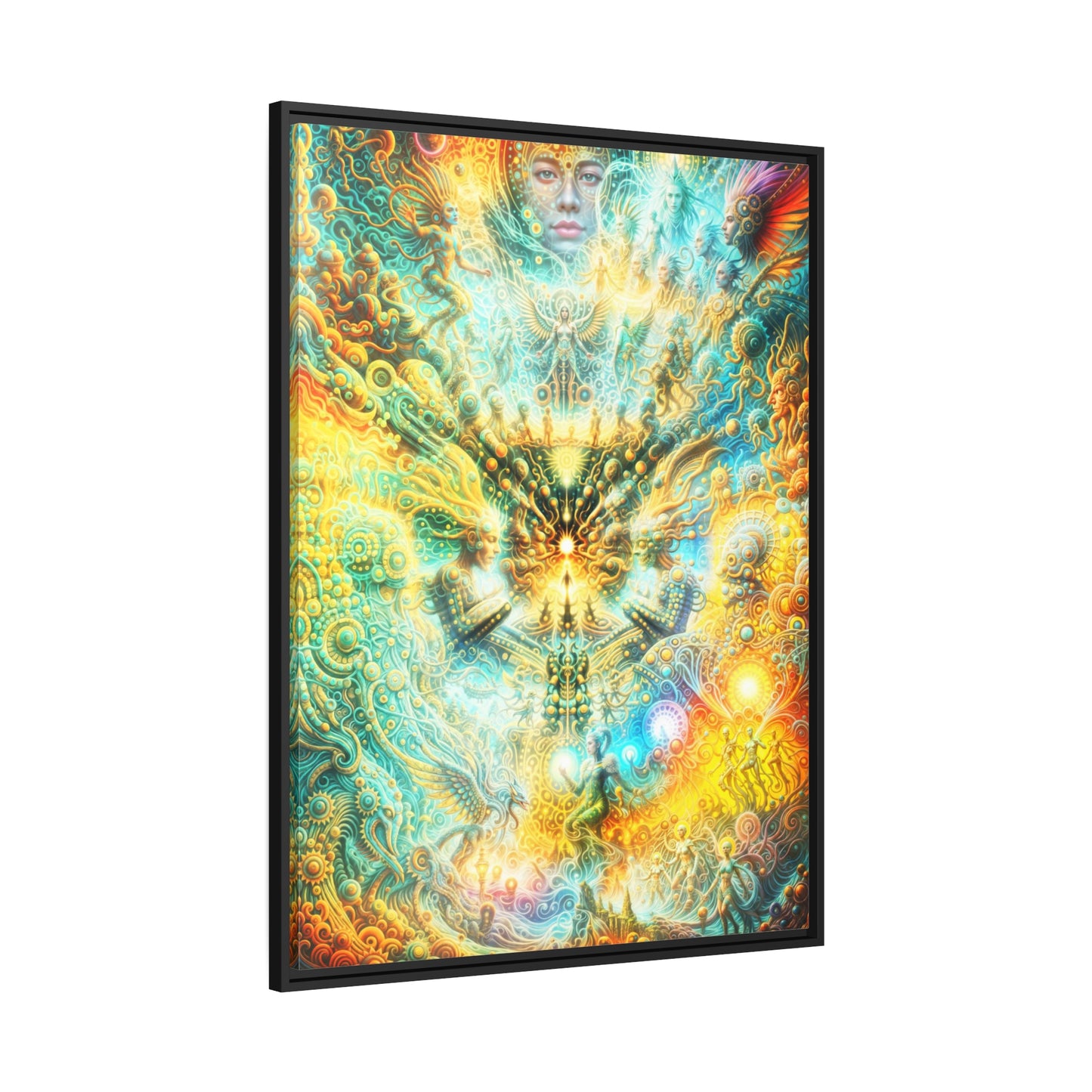 "ETERNAL INFLECTION" Matte Canvas, Black Frame