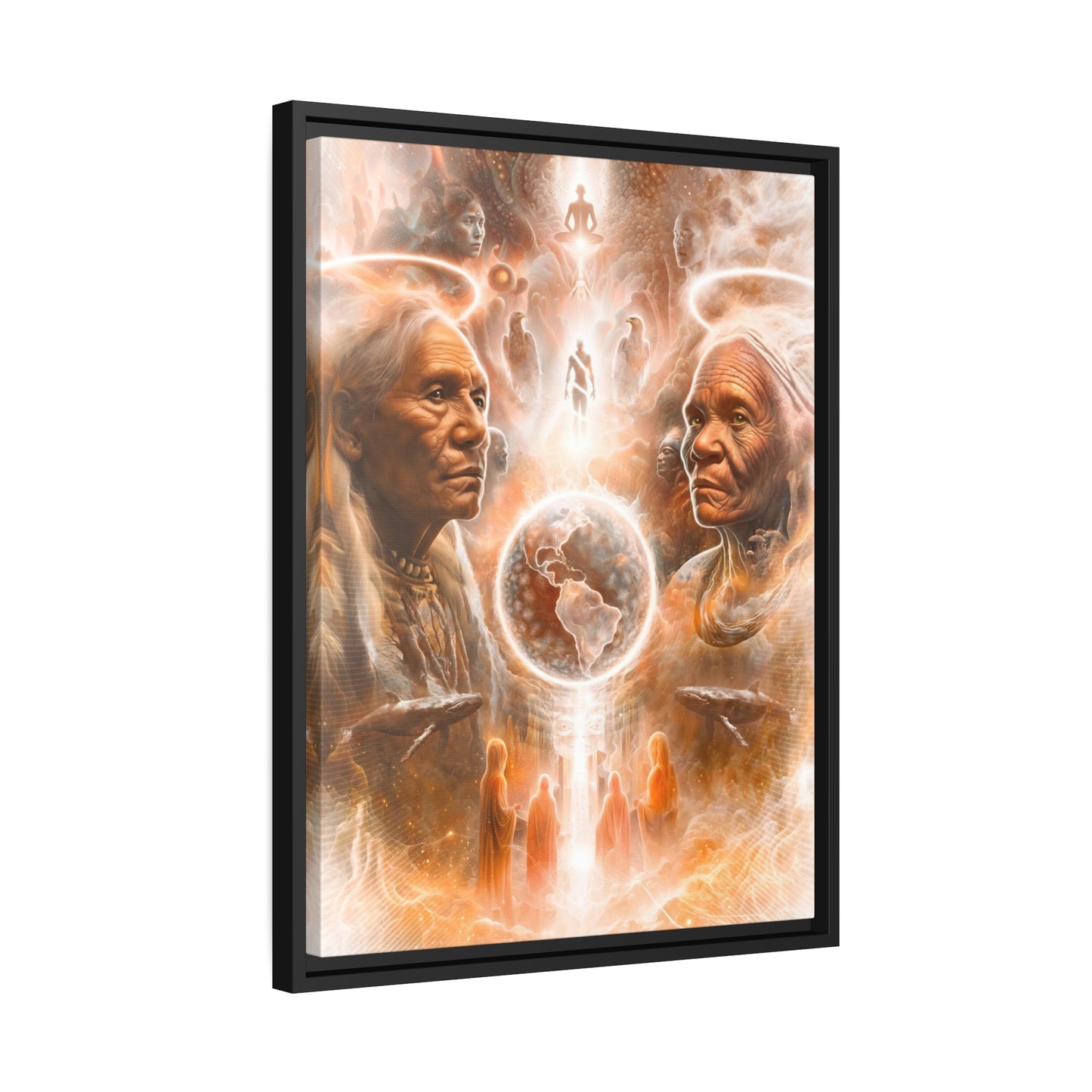 "GUARDIANS" Matte Canvas, Black Frame