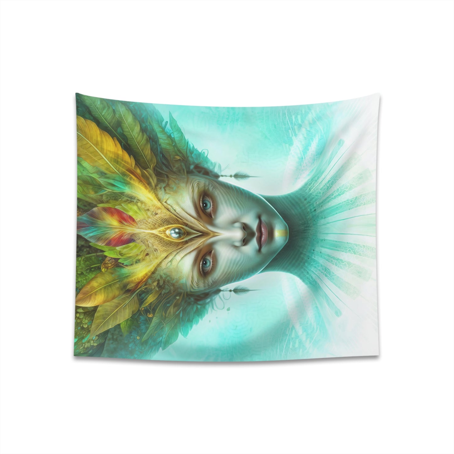 "AWAKENING AHIMSA" Printed Wall Tapestry