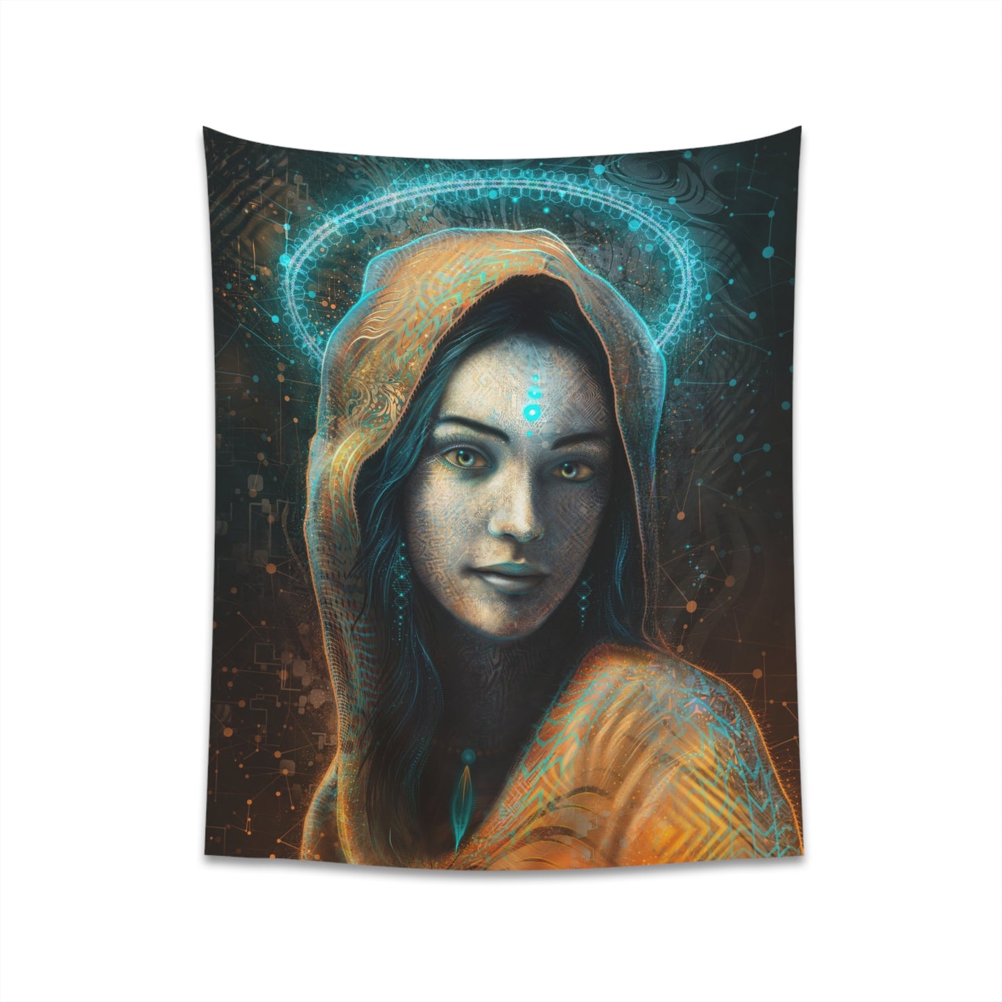 "QUANTA" Printed Wall Tapestry